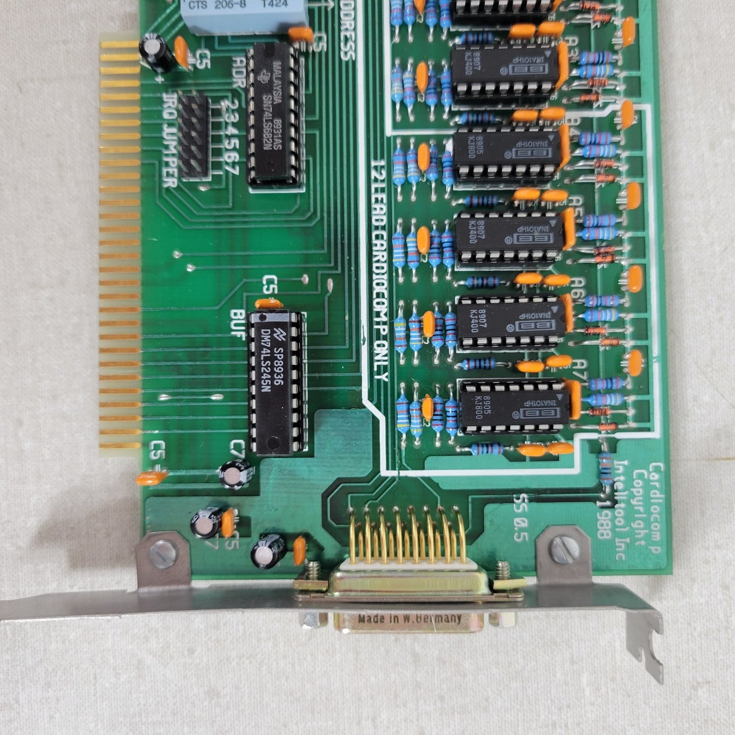 Vintage Intelitool Cardiocomp 7 for MS-DOS Computers Complete In OEM Box