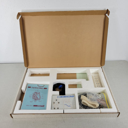 Vintage Intelitool Cardiocomp 7 for MS-DOS Computers OEM Box w/ Manual