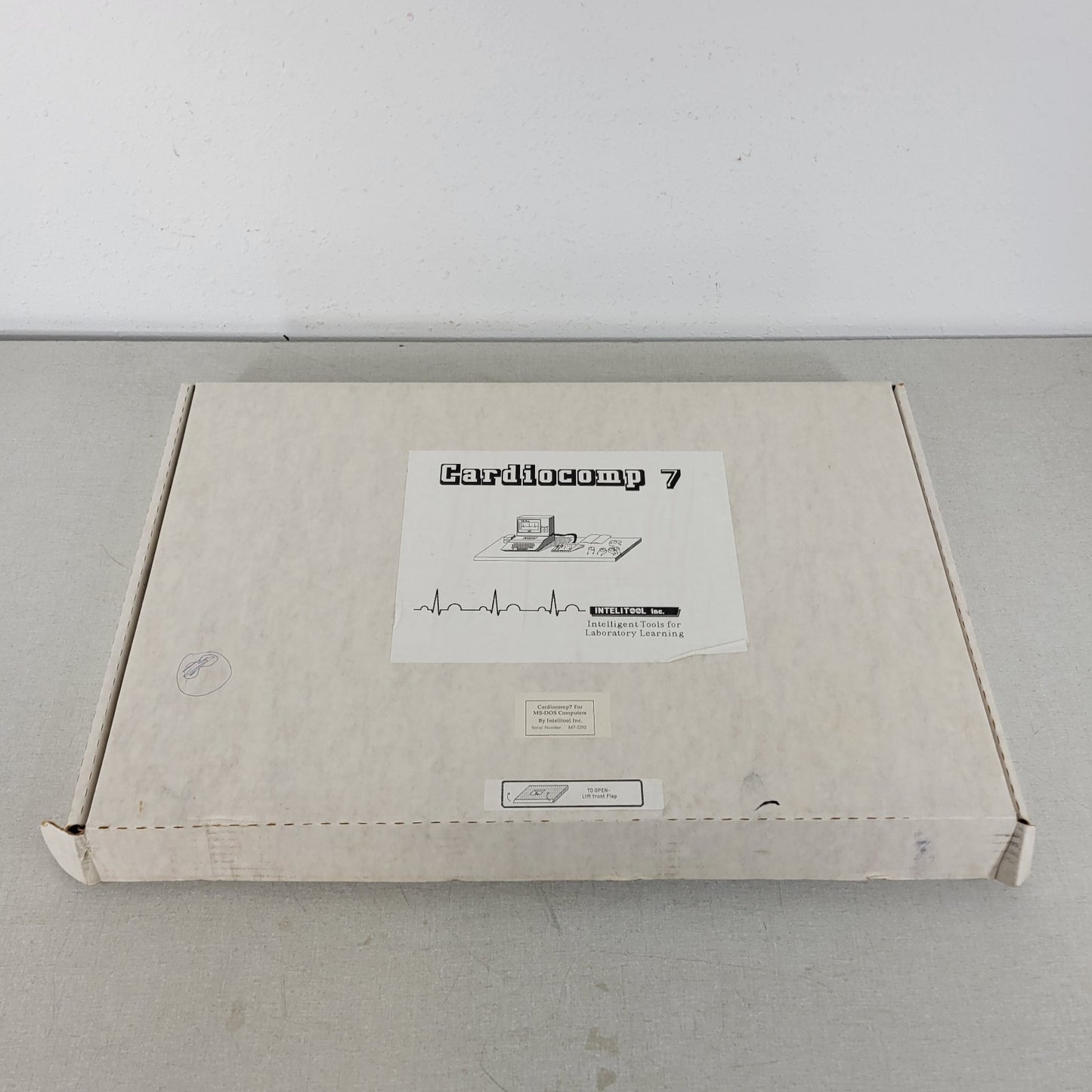 Vintage Intelitool Cardiocomp 7 for MS-DOS Computers OEM Box w/ Manual