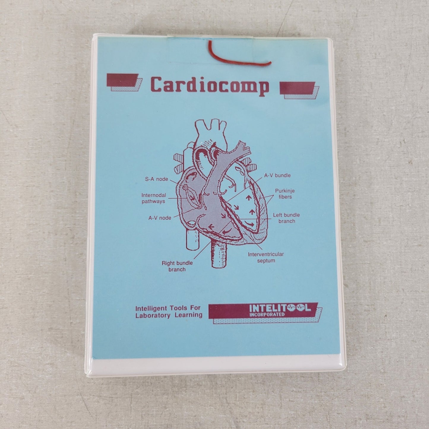 Vintage Intelitool Cardiocomp 7 for MS-DOS Computers OEM Box w/ Manual