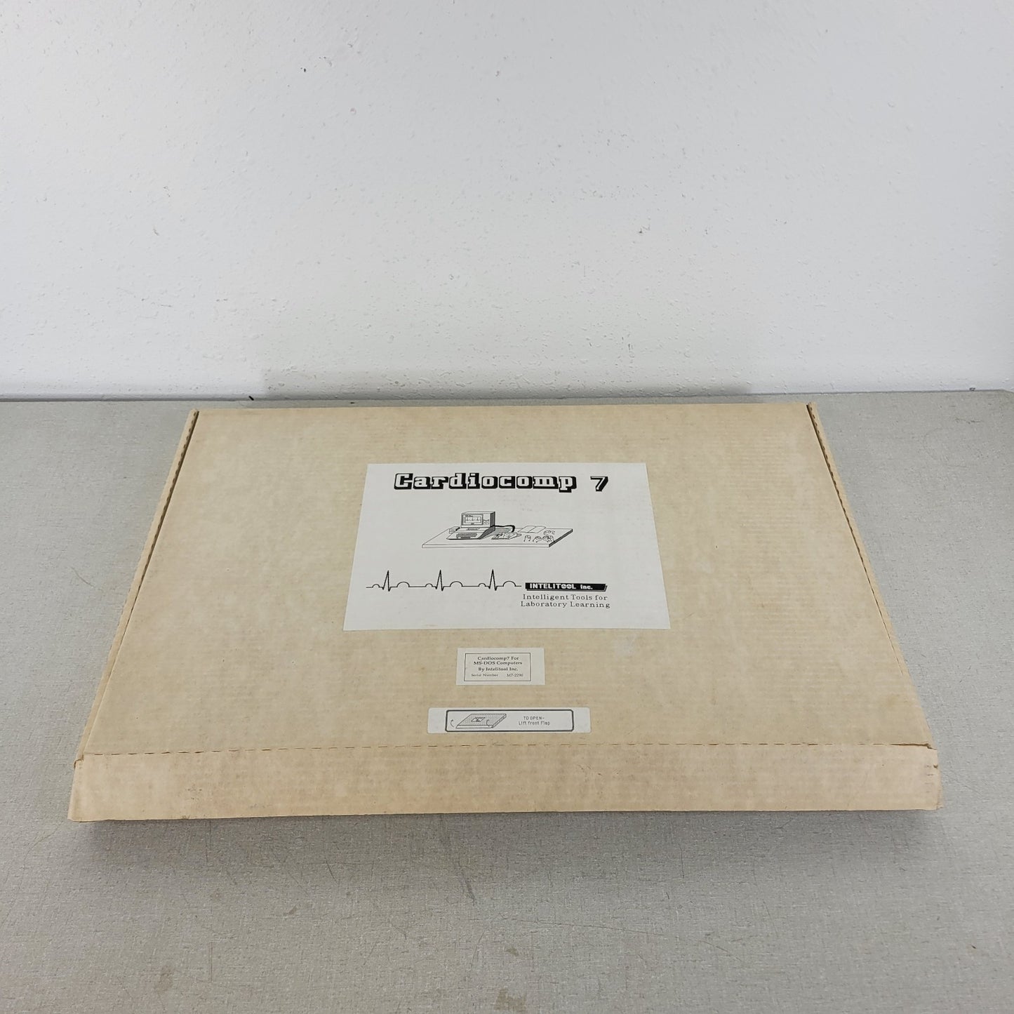 Vintage Intelitool Cardiocomp 7 for MS-DOS Computers OEM Box w/ Manual