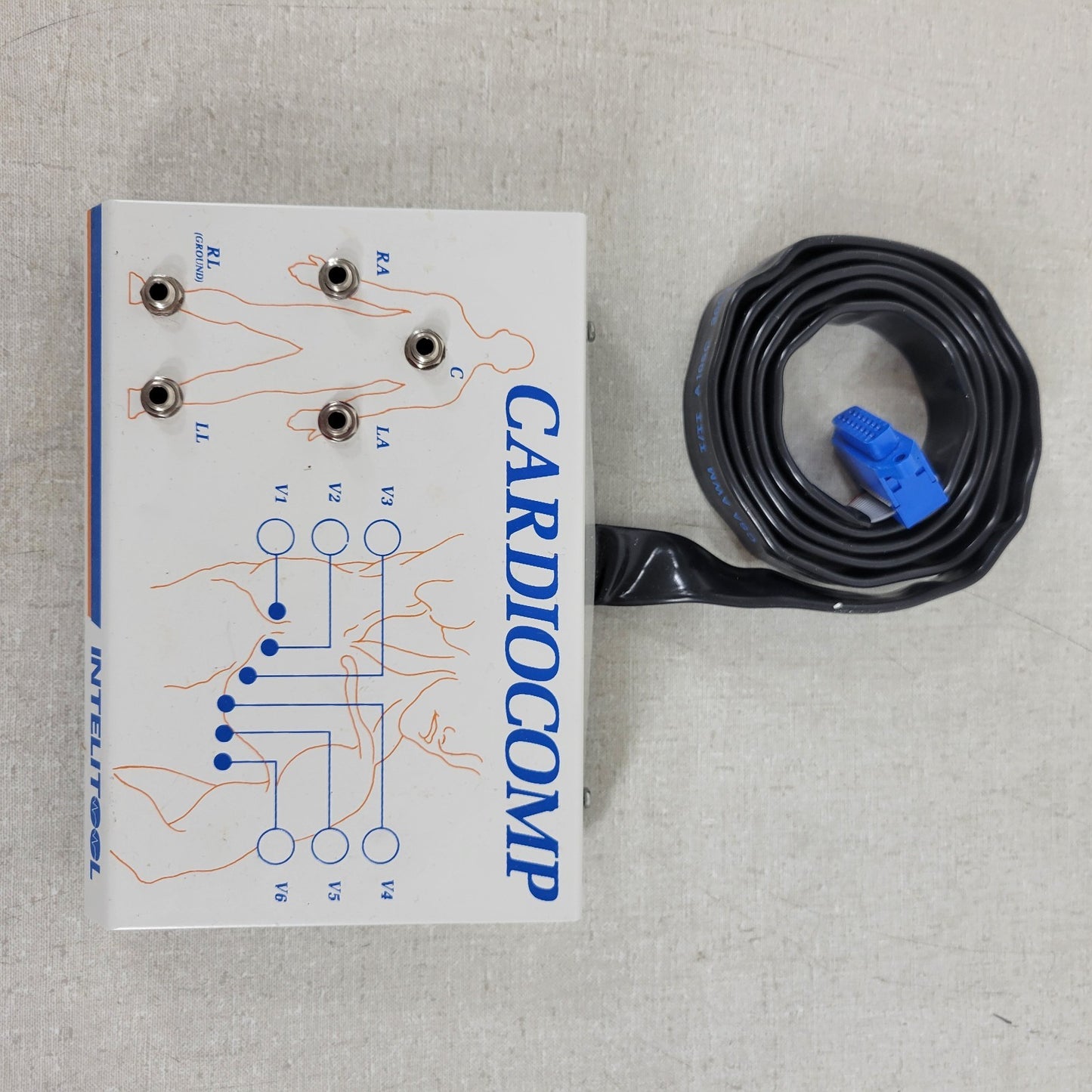 Vintage Intelitool Cardiocomp 7 for MS-DOS Computers OEM Box w/ Manual