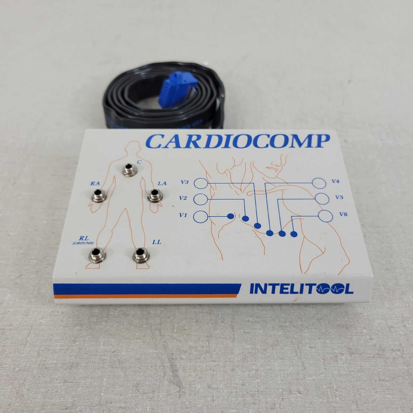Vintage Intelitool Cardiocomp 7 for MS-DOS Computers OEM Box w/ Manual