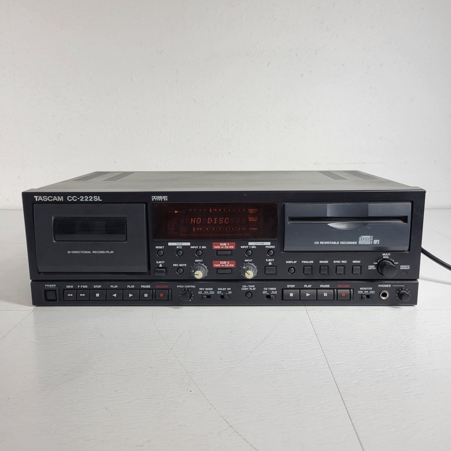 Tascam CC-222SL Original MK I CD / Cassette Professional Combination Unit