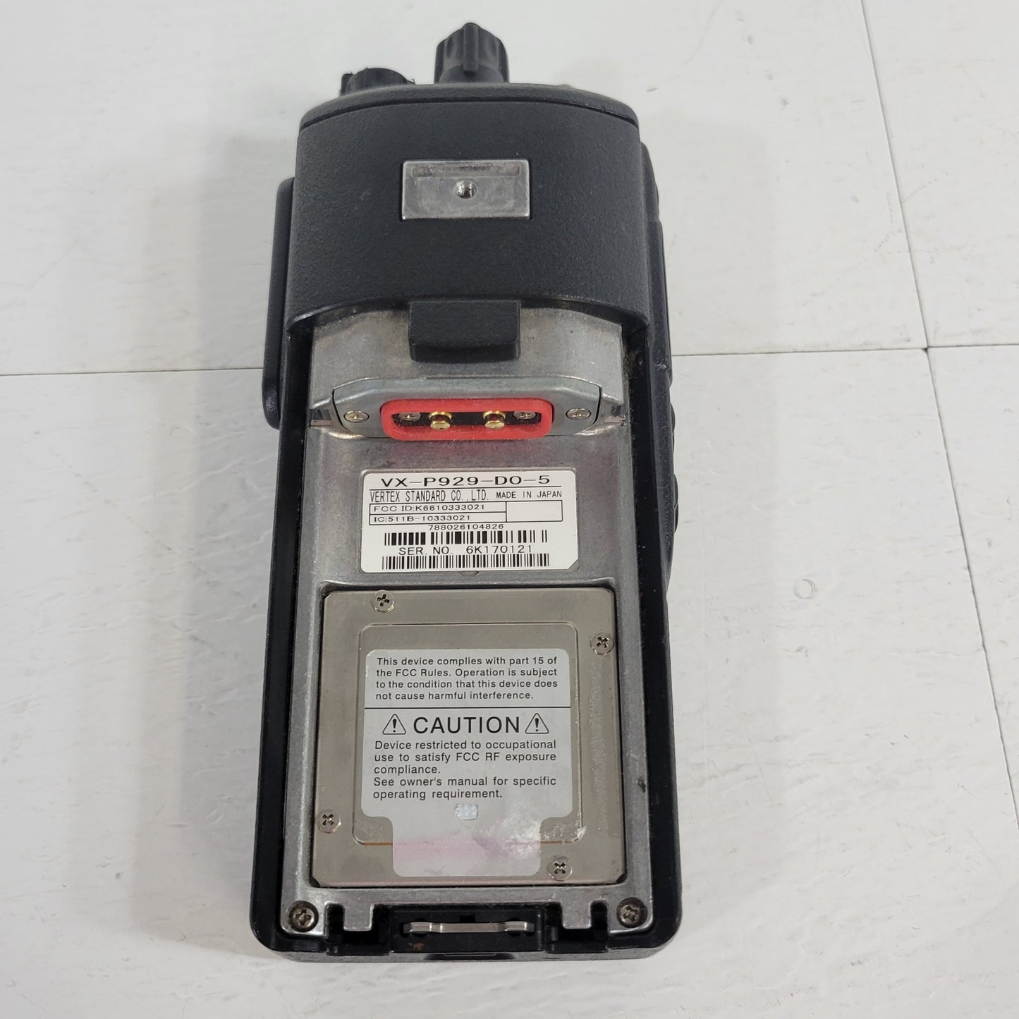 TESTED Vertex Standard Digital VX-P929-D0-5 Portable Two Way Walkie RADIO ONLY