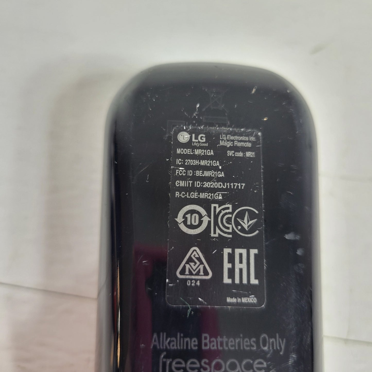 OEM Original LG MR21GA Magic Remote with Netflix and Prime Keys - Black