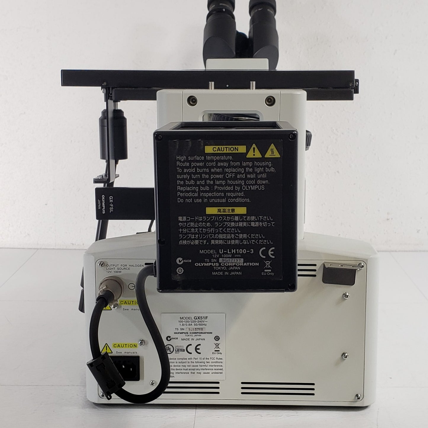 TESTED Olympus GX51 Inverted Metallurgical Microscope 5 Objectives, Camera, PC