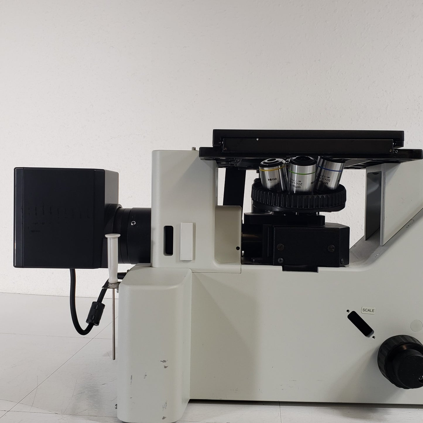 TESTED Olympus GX51 Inverted Metallurgical Microscope 5 Objectives, Camera, PC