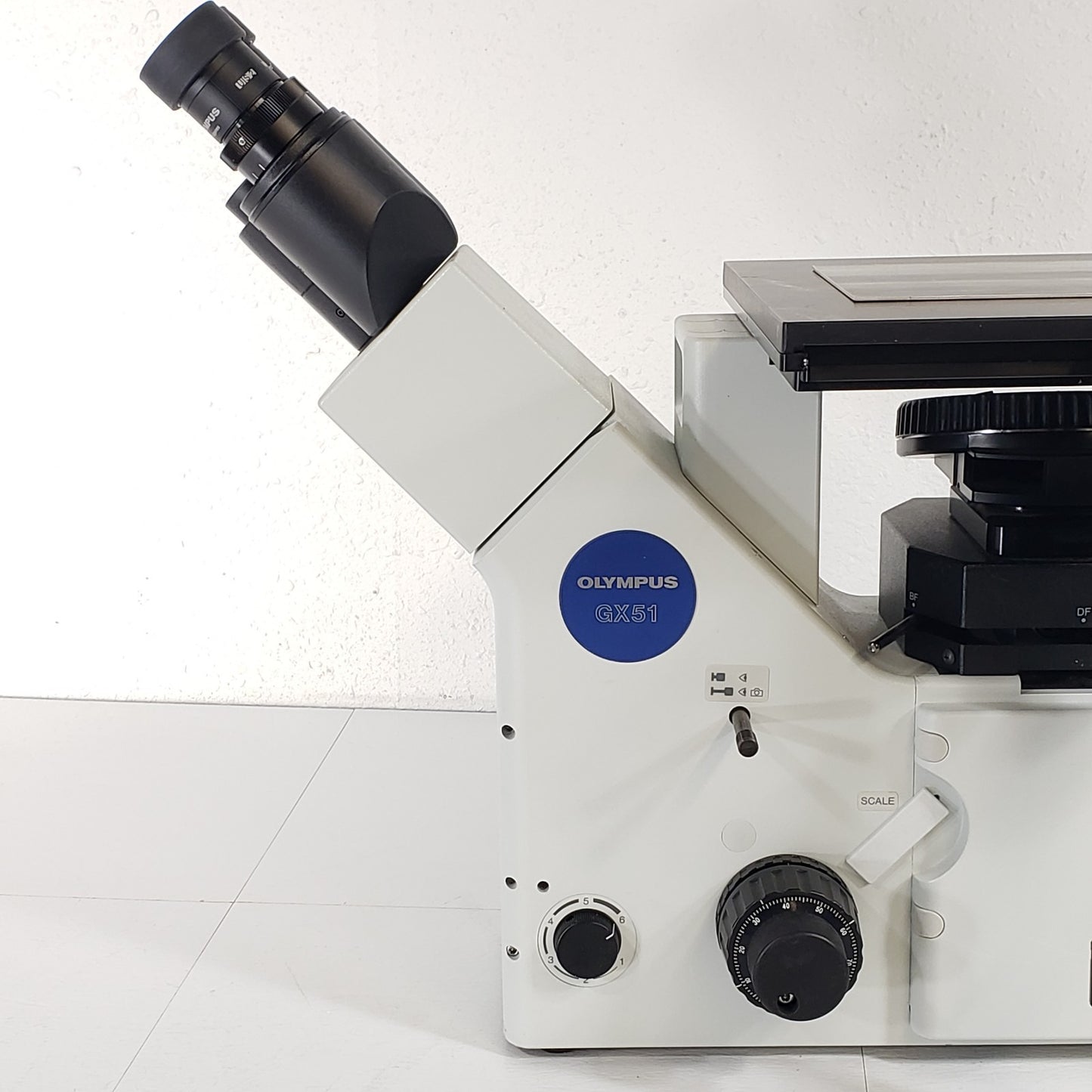 TESTED Olympus GX51 Inverted Metallurgical Microscope 5 Objectives, Camera, PC