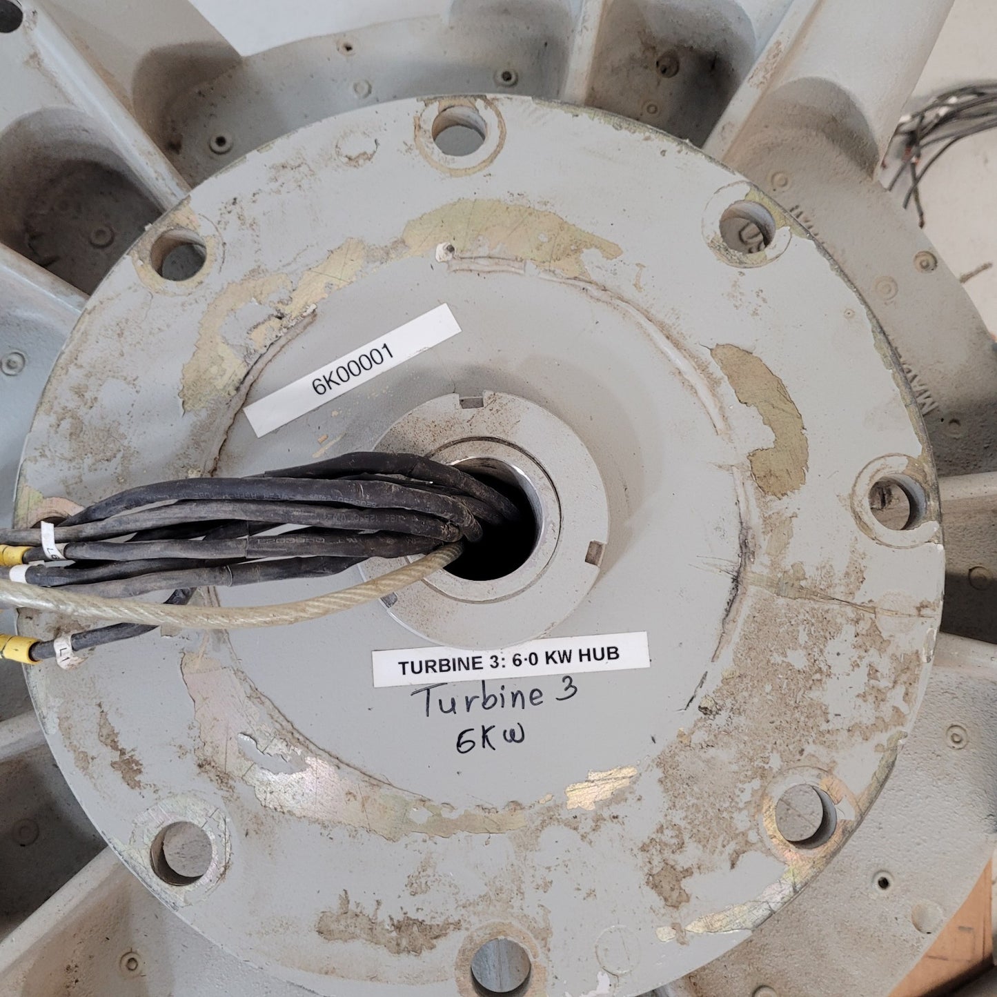 Vawt Muce Vertical Axis Wind Turbine 6kW Generator Motor 450 Hub 5 Phase Tested