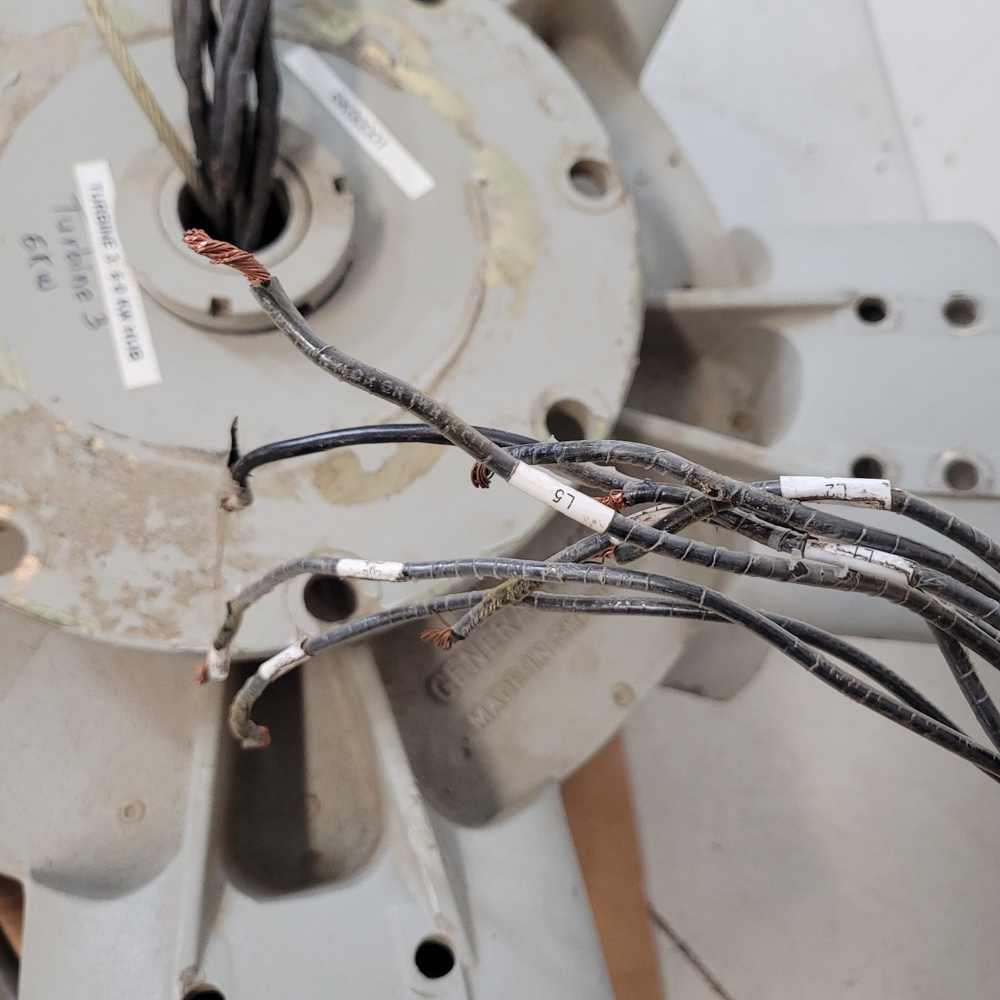 Vawt Muce Vertical Axis Wind Turbine 6kW Generator Motor 450 Hub 5 Phase Tested
