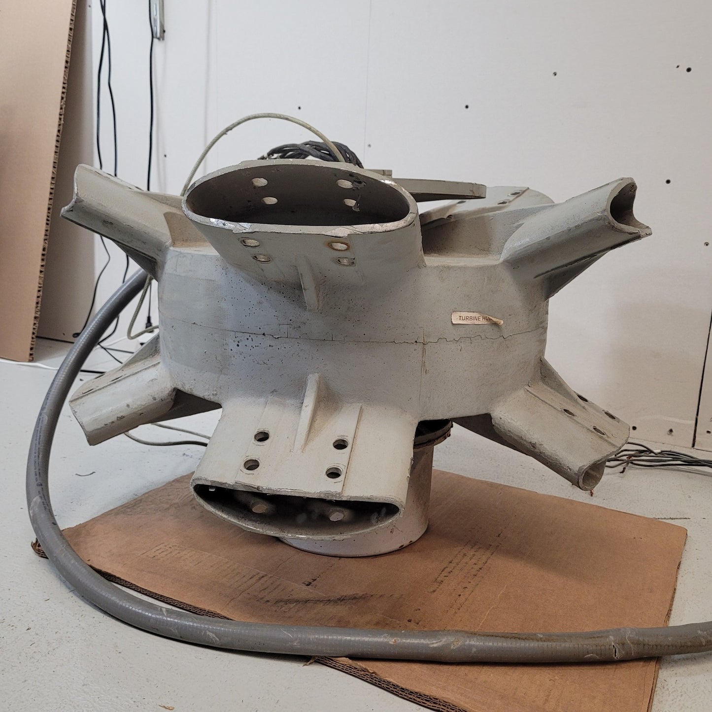 Vawt Muce Vertical Axis Wind Turbine 6kW Generator Motor 450 Hub 5 Phase Tested