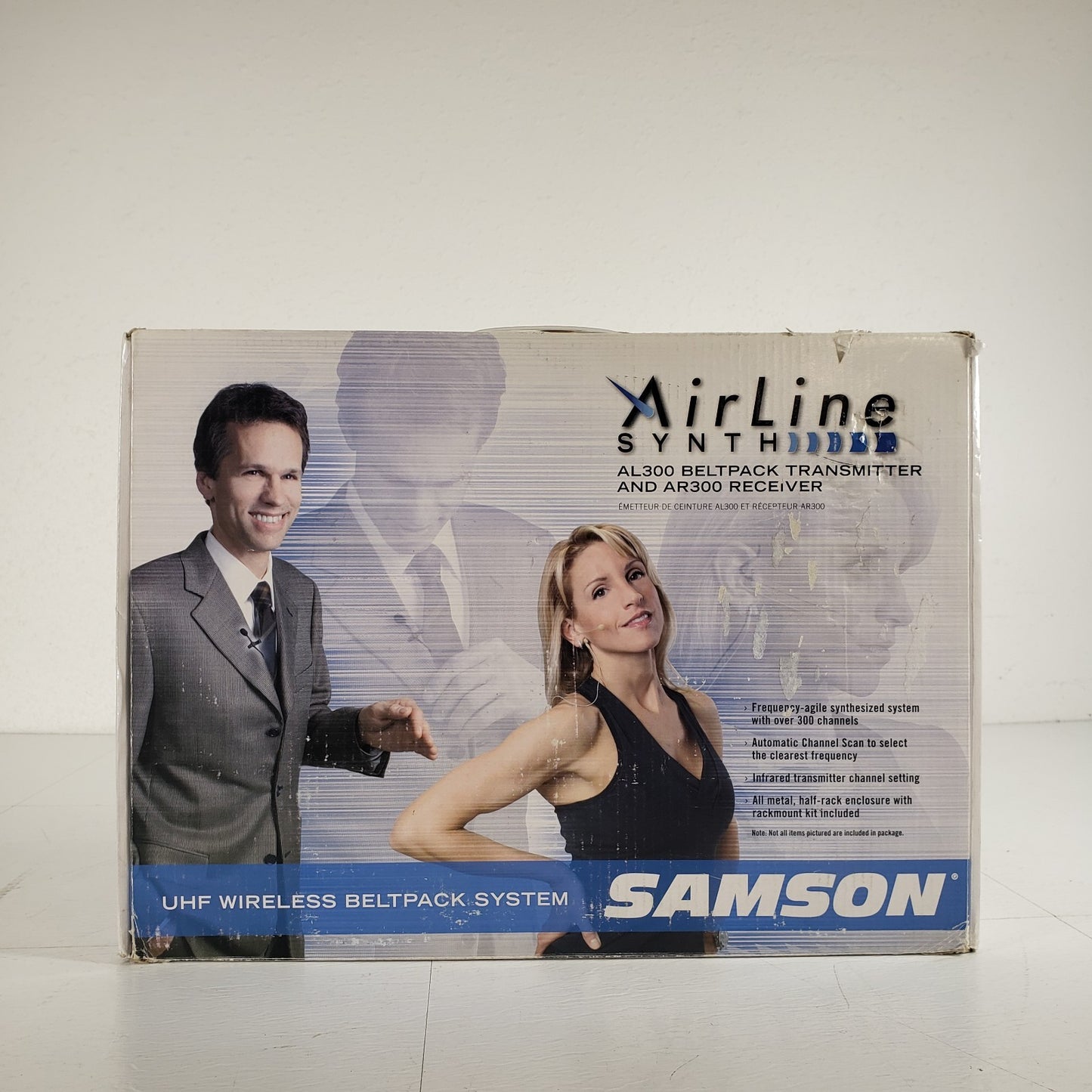 Samson AirLine Synth AR300 Receiver AL300 Beltpack Transmitter LM10 Lavalier Mic