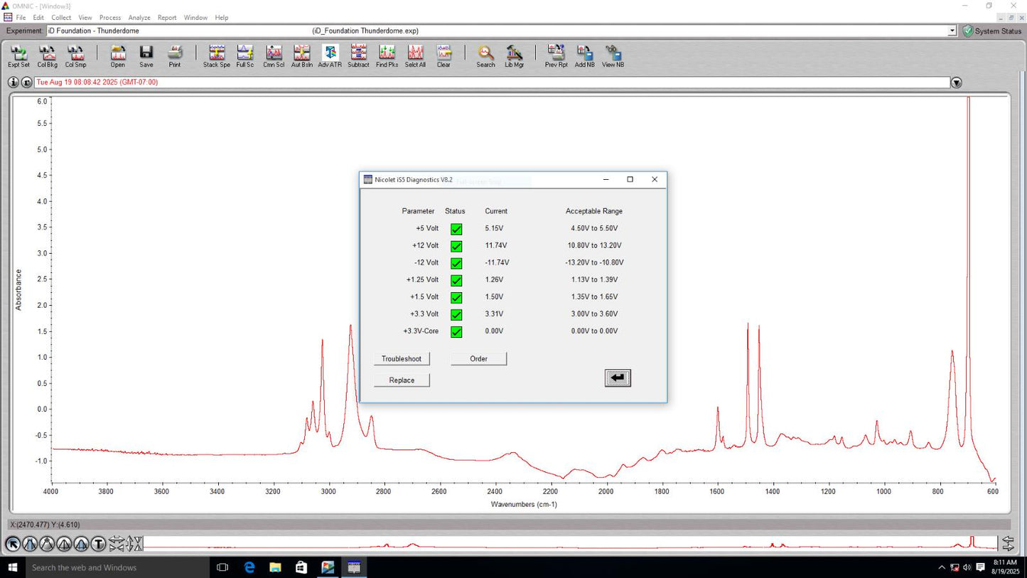 TESTED Thermo Nicolet 6700 FT-IR Spectrometer w/ Thunderdome ATR, PC, Software