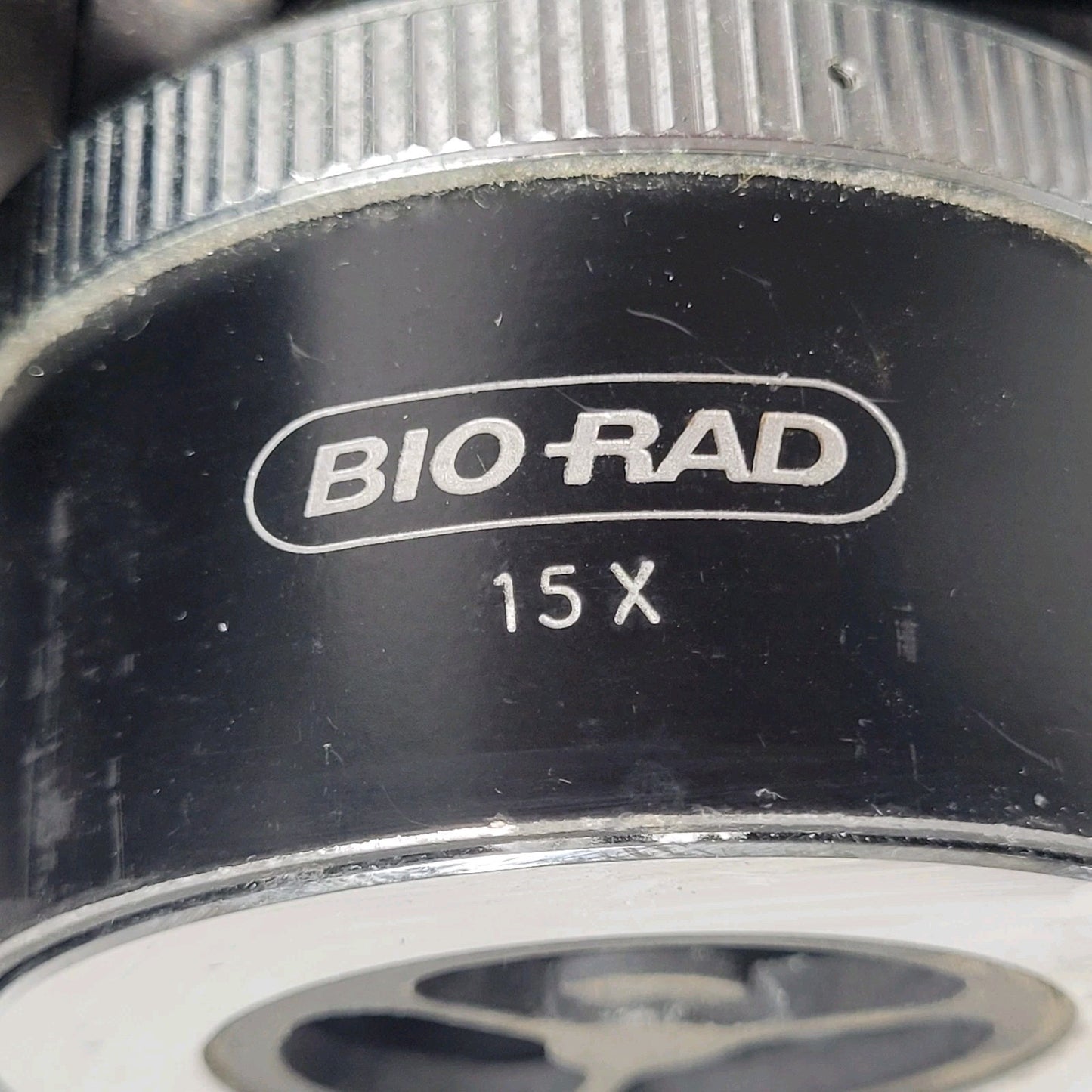 BioRad UMA-500 Spectroscopic Microscope Linear Stage w/ 15X Reflective Objective