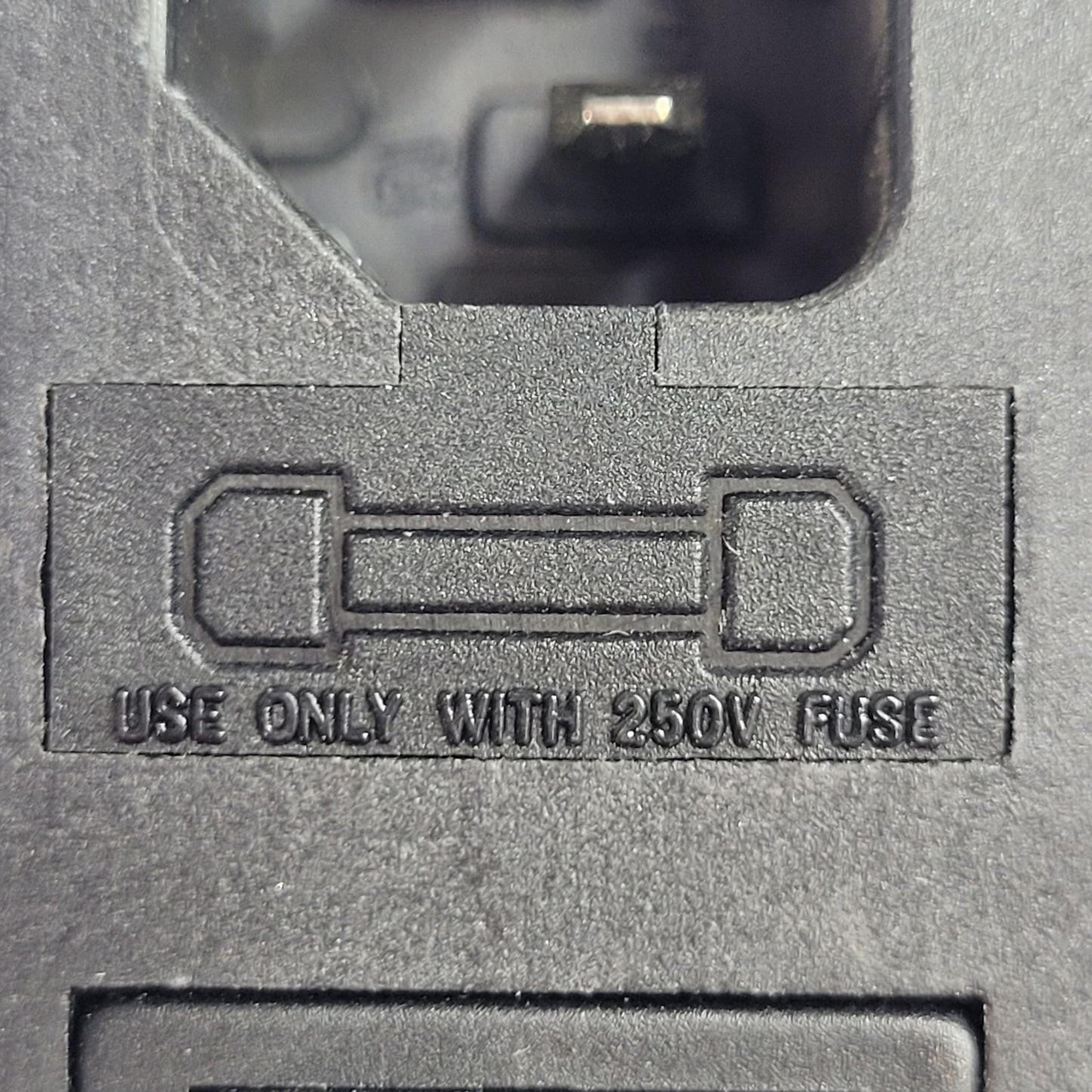 Delta 06AR2D Power Entry Receptacle Module Male Blades IEC 320-C14 Panel Mount