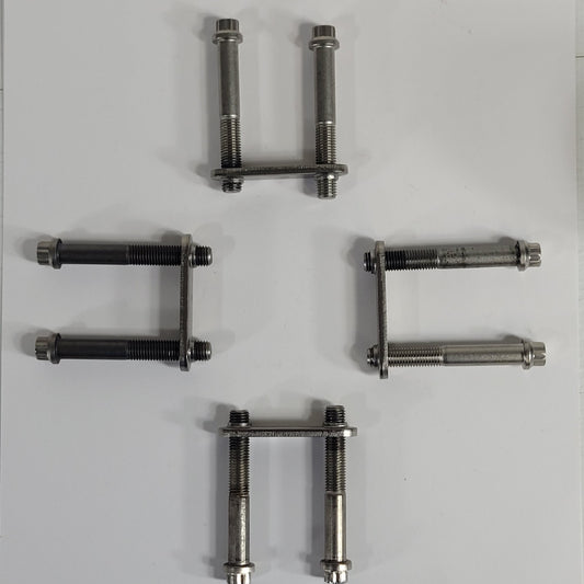 DN63CF 4.5" CF Conflat Hardware Kit 8 Blots with 4 Nuts 2.5" Long High Vacuum SS