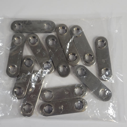 DN160CF 8" CF Bolt Double Nut Set For Conflat Flange (12 Count) High Vacuum SS