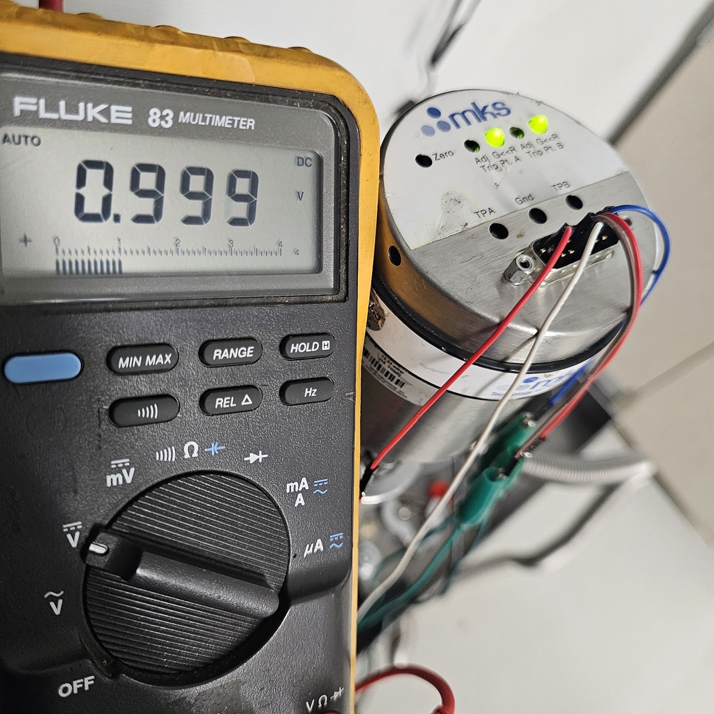 TESTED MKS 625H-30518 10 Torr KF16 Capacitance Manometer Baratron Vacuum Gauge