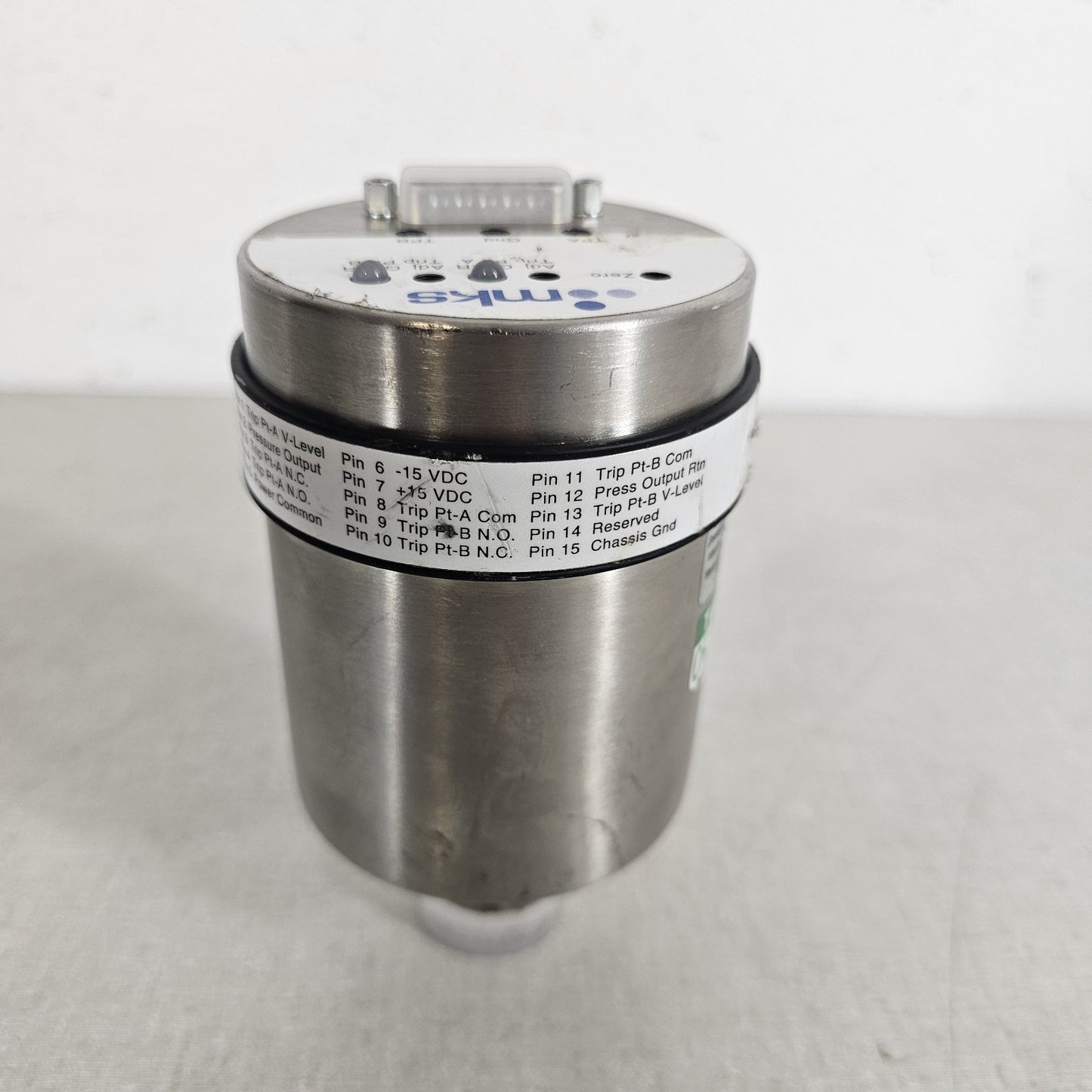 TESTED MKS 625H-30518 10 Torr KF16 Capacitance Manometer Baratron Vacuum Gauge