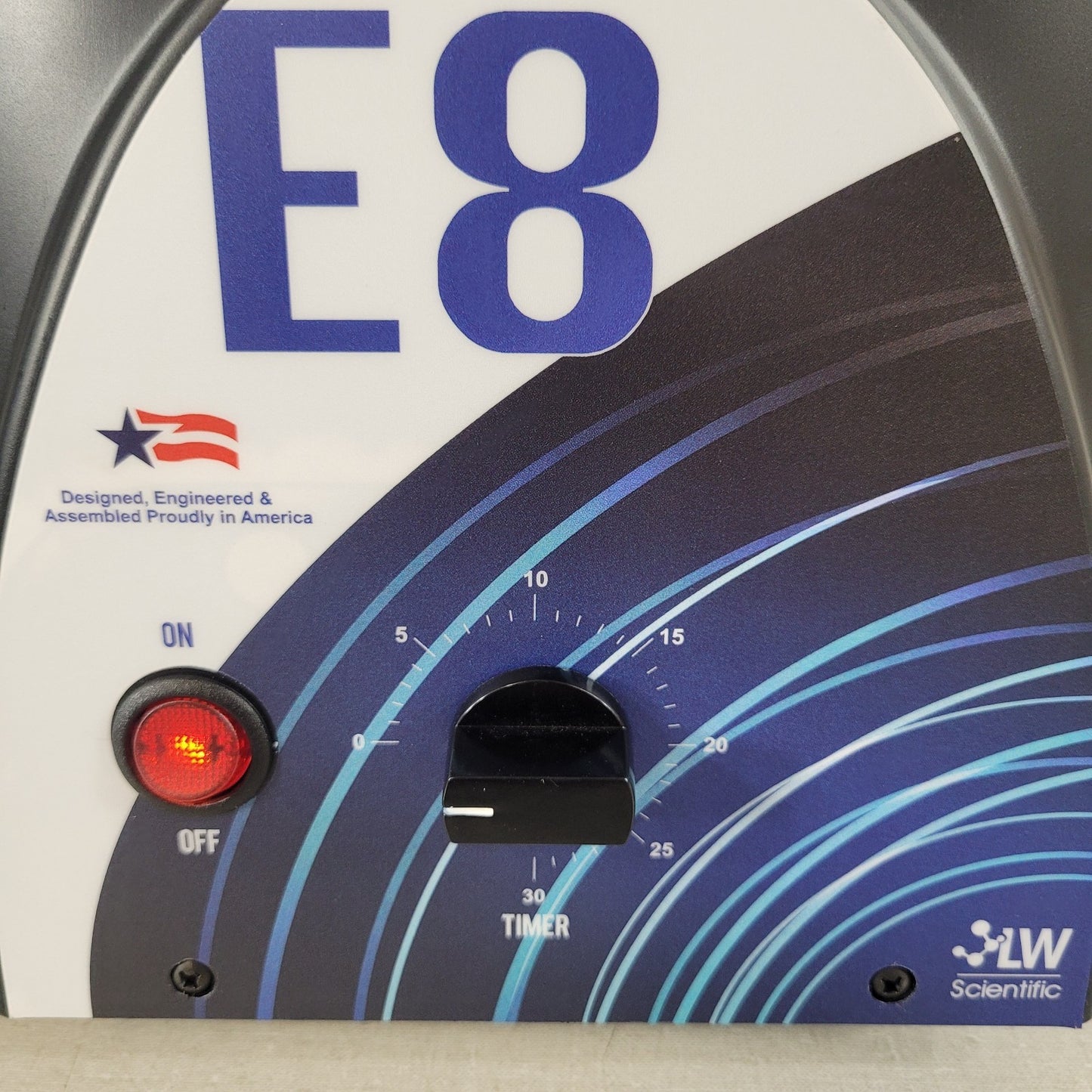 LW Scientific E8 Centrifuge w/ Power Cable 8-Place Angled Rotor Timed