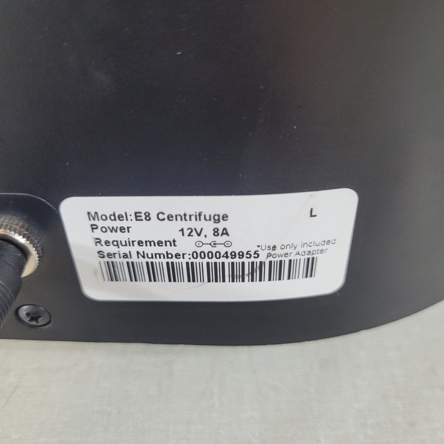 LW Scientific E8 Centrifuge w/ Power Cable 8-Place Angled Rotor Timed