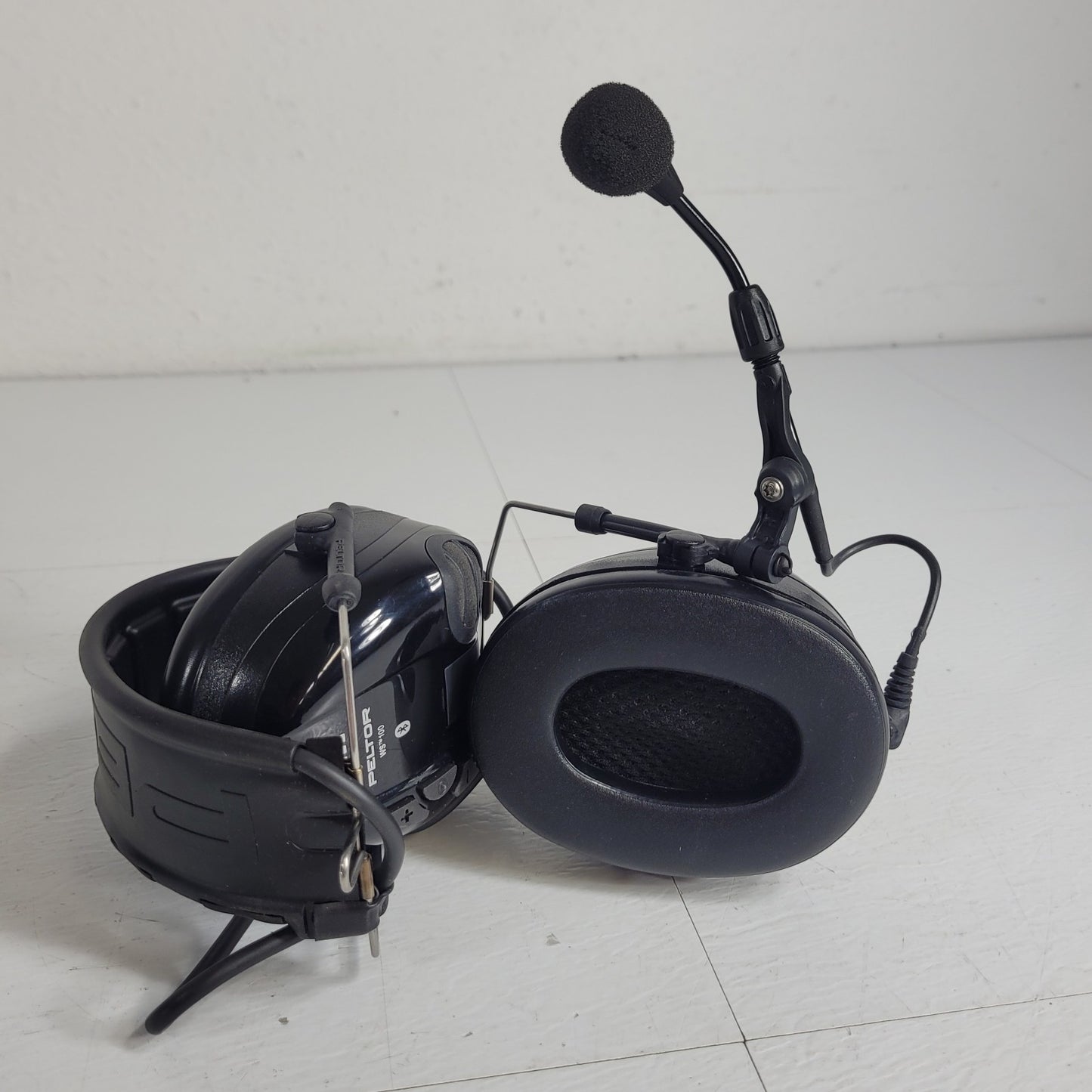 3M Peltor WS100 Bluetooth Tactical Sport/Work Headphones w/ Mic and Helmet Clip
