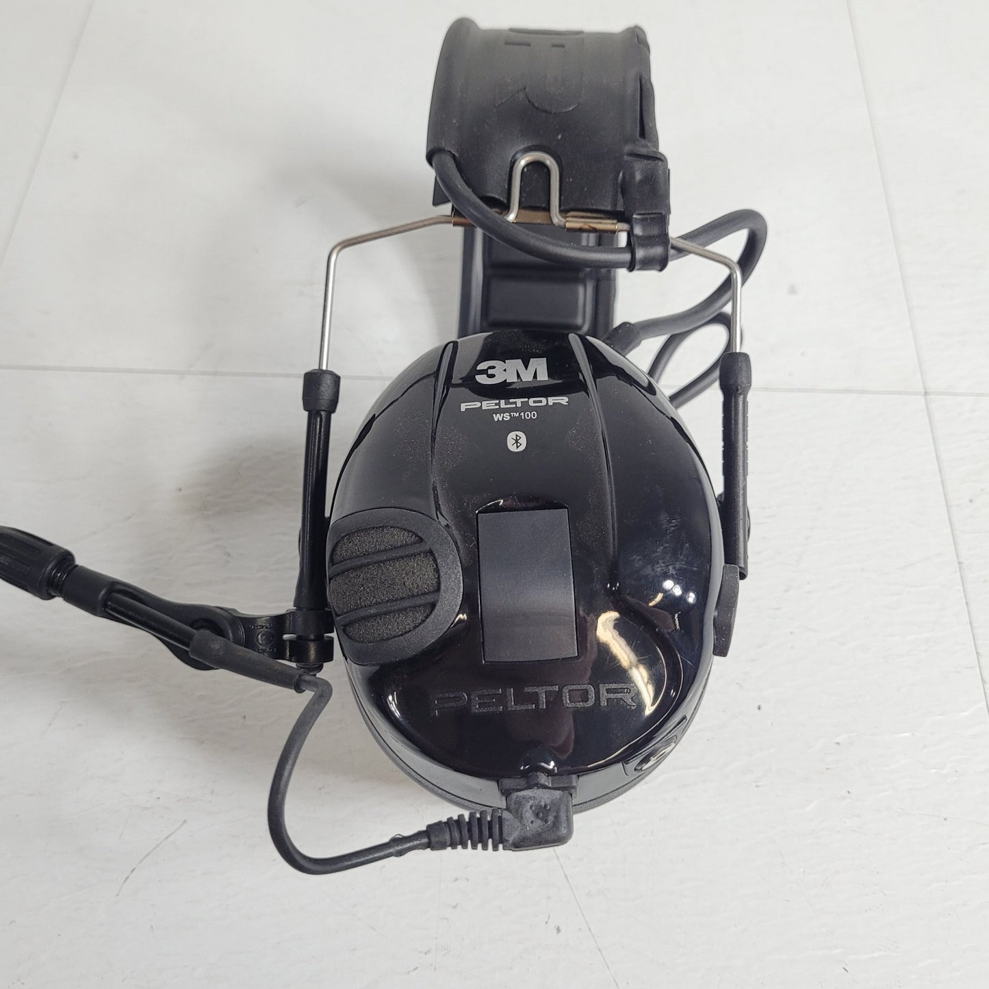 3M Peltor WS100 Bluetooth Tactical Sport/Work Headphones w/ Mic and Helmet Clip