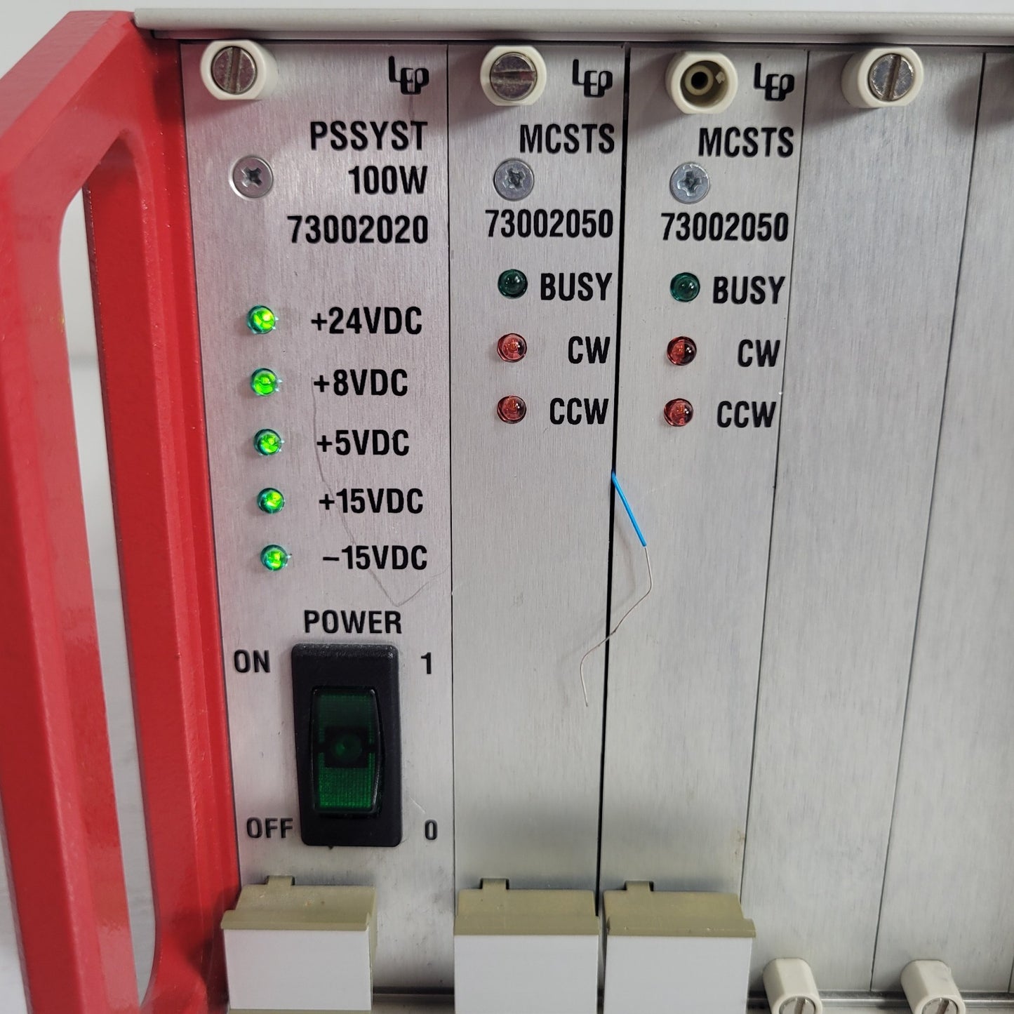 Ludl Electronics MAC 2002 Microscope XY Stage Controller w Backplane Modules LEP