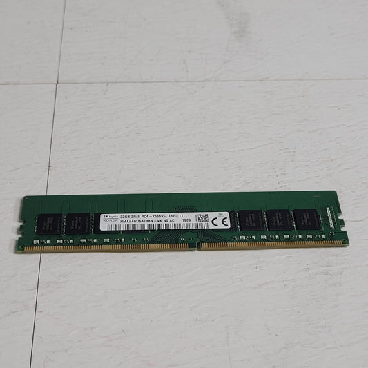 Hynix HMAA4GU6AJR8N-VK Desktop RAM 32GB DDR4-2666 2RX8 UDIMM Memory Stick