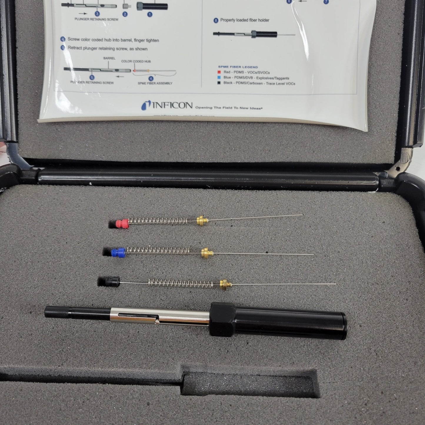 Inficon 934-707-G2 SPME Sampling Kit Fiber Holder Solid Phase Microextraction