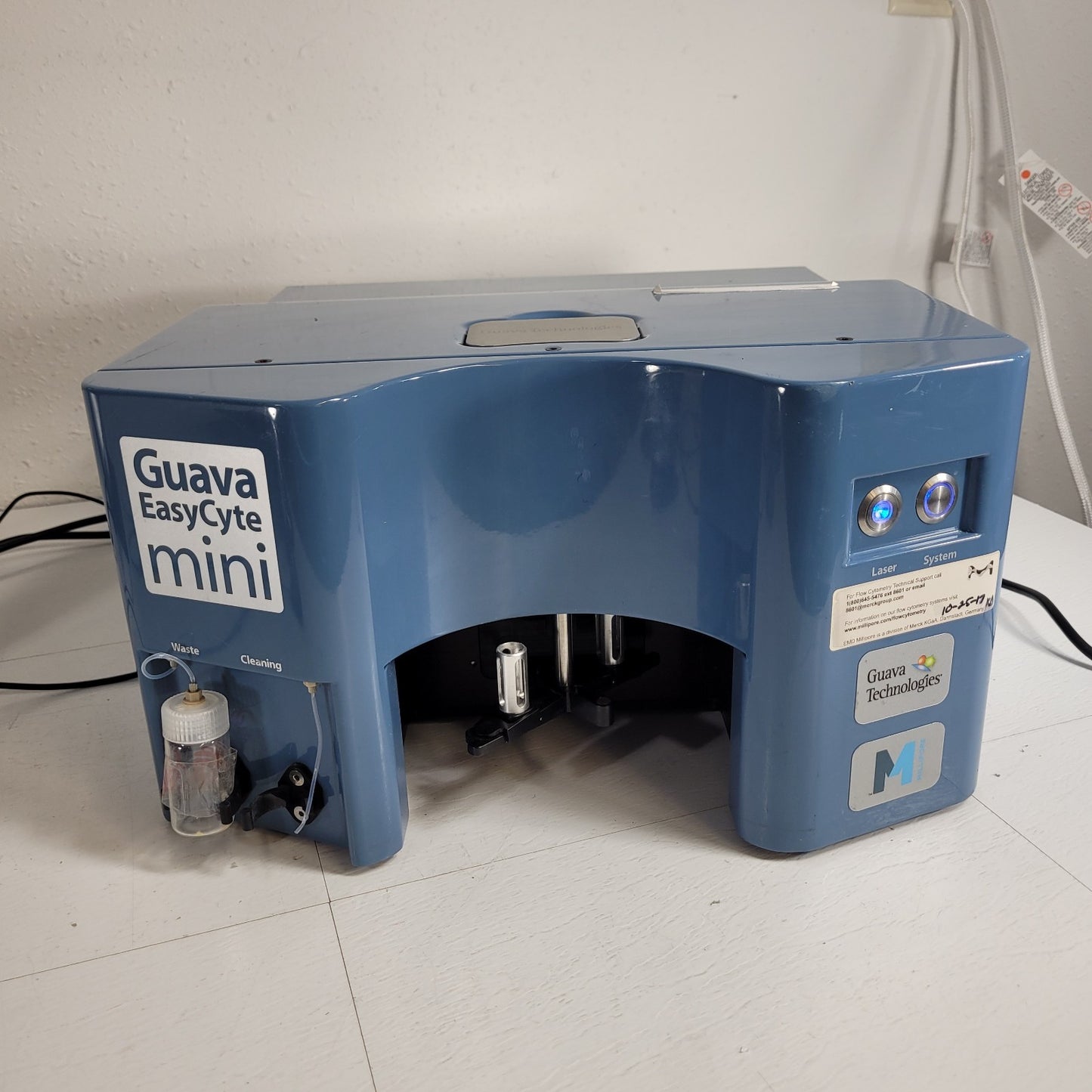Guava EasyCyte Mini Flow Cytometer Millipore Desktop Cell Analysis w CytoSoft PC