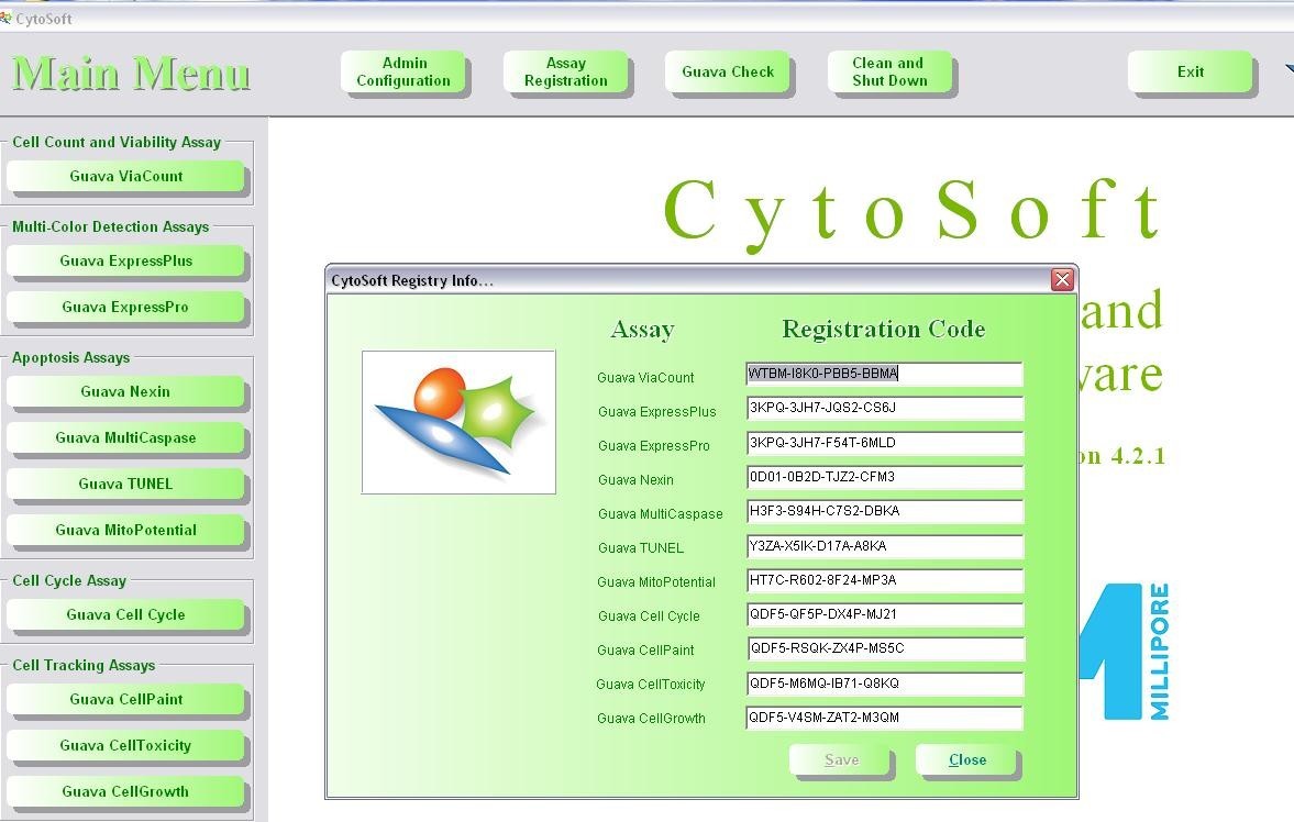 Guava EasyCyte Mini Flow Cytometer Millipore Desktop Cell Analysis w CytoSoft PC