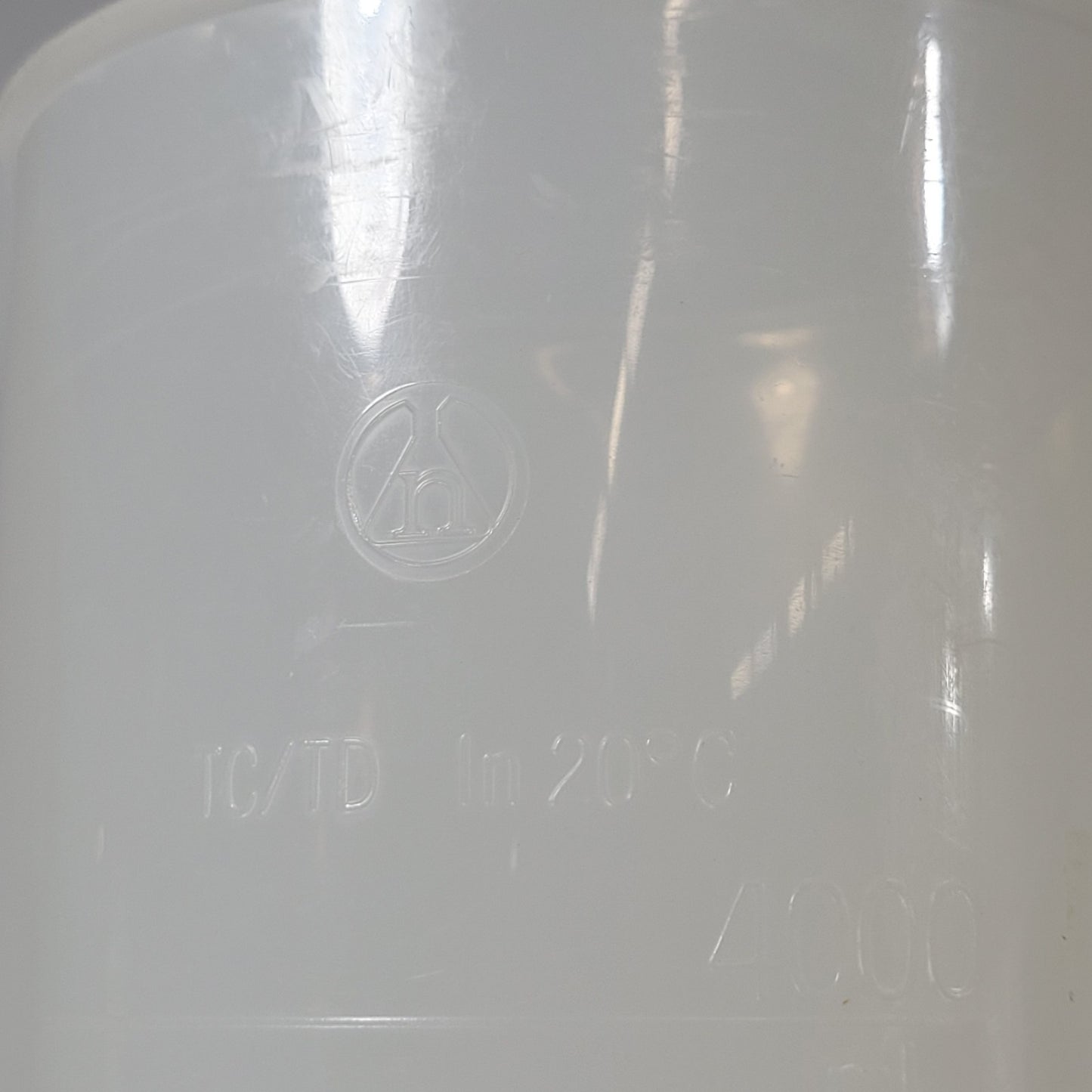 Nalgene Graduated Cylinder 4000 mL PP 4L Polypropylene 3662-4000