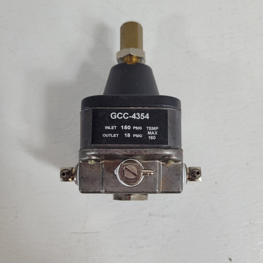 Beckman Coulter GCC-4354 Air Pressure Regulator 150psi Inlet Max 18psi Outlet