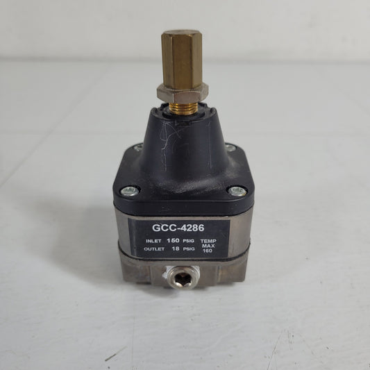 Beckman Coulter GCC-4286 Air Pressure Regulator 150psi Inlet Max 18psi Outlet
