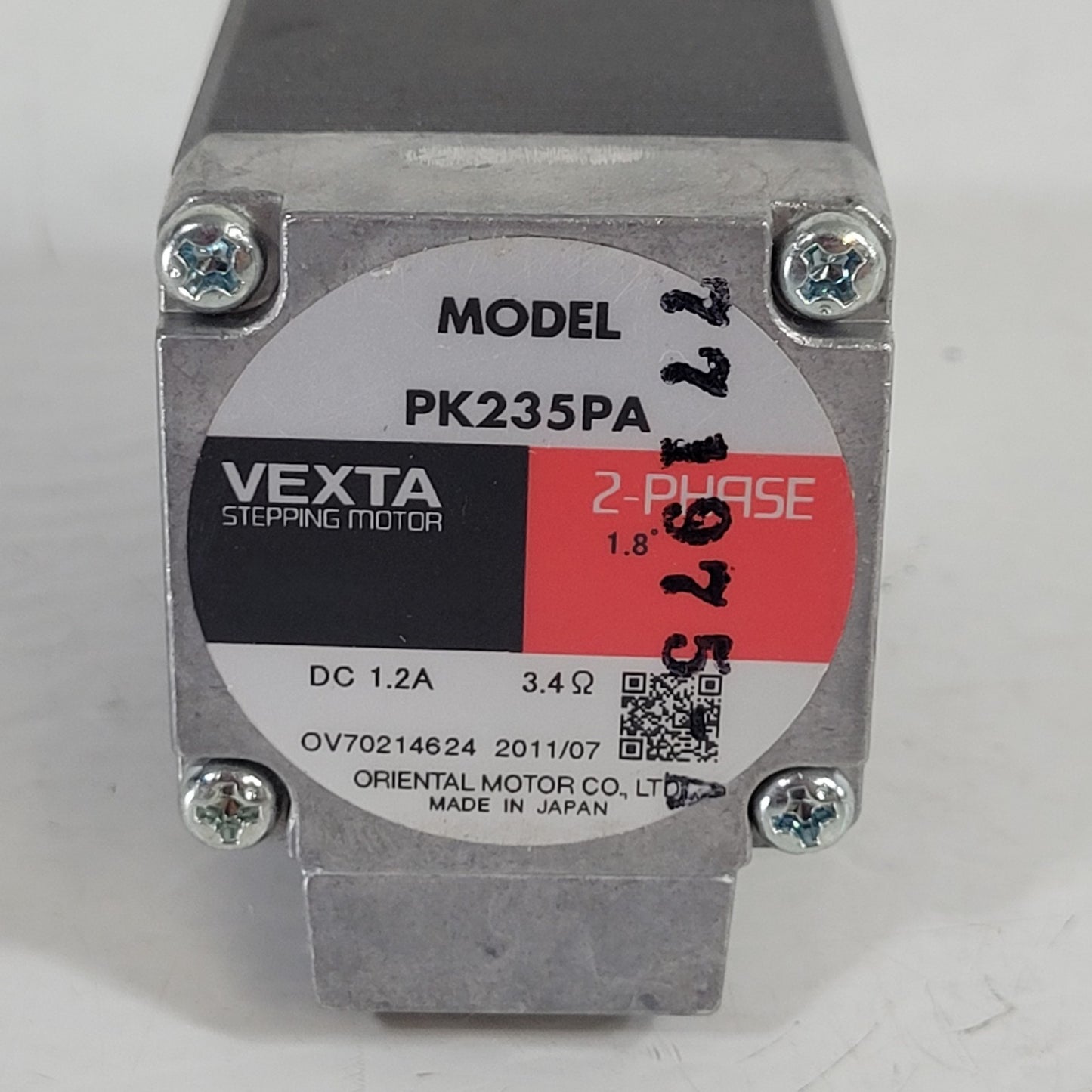 Vexta Oriental Co PK235PA Stepper Motor 1.8 Deg 1.2A 2 Phase 3.4 Ohm OV70214624
