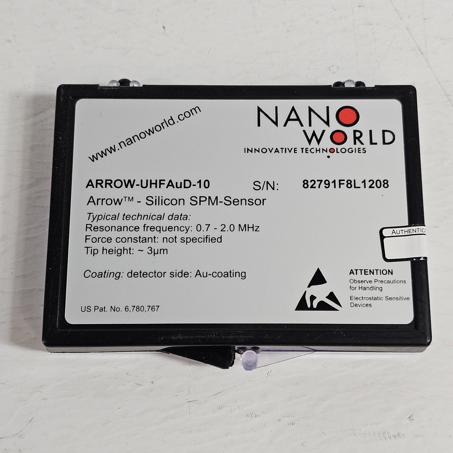 *Pack Of 9* NanoWorld Arrow Silicon SPM Sensor UHFAuD 0.7-2.0 MHz AFM Probe Tip