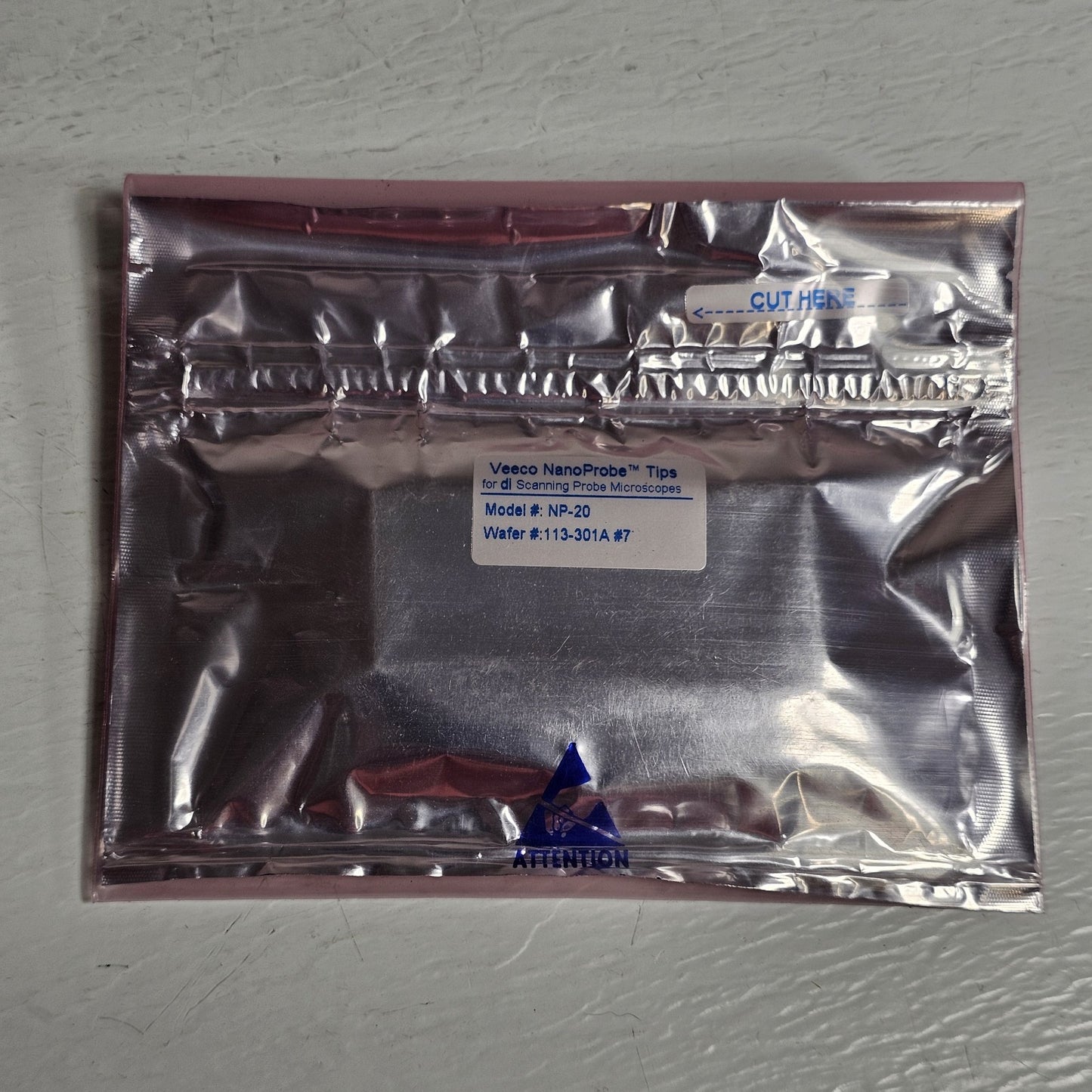 *Pack Of 20* Veeco NP-20 SPM Sensor SiN Multi Tip 4-Lever AFM Probe di Bruker