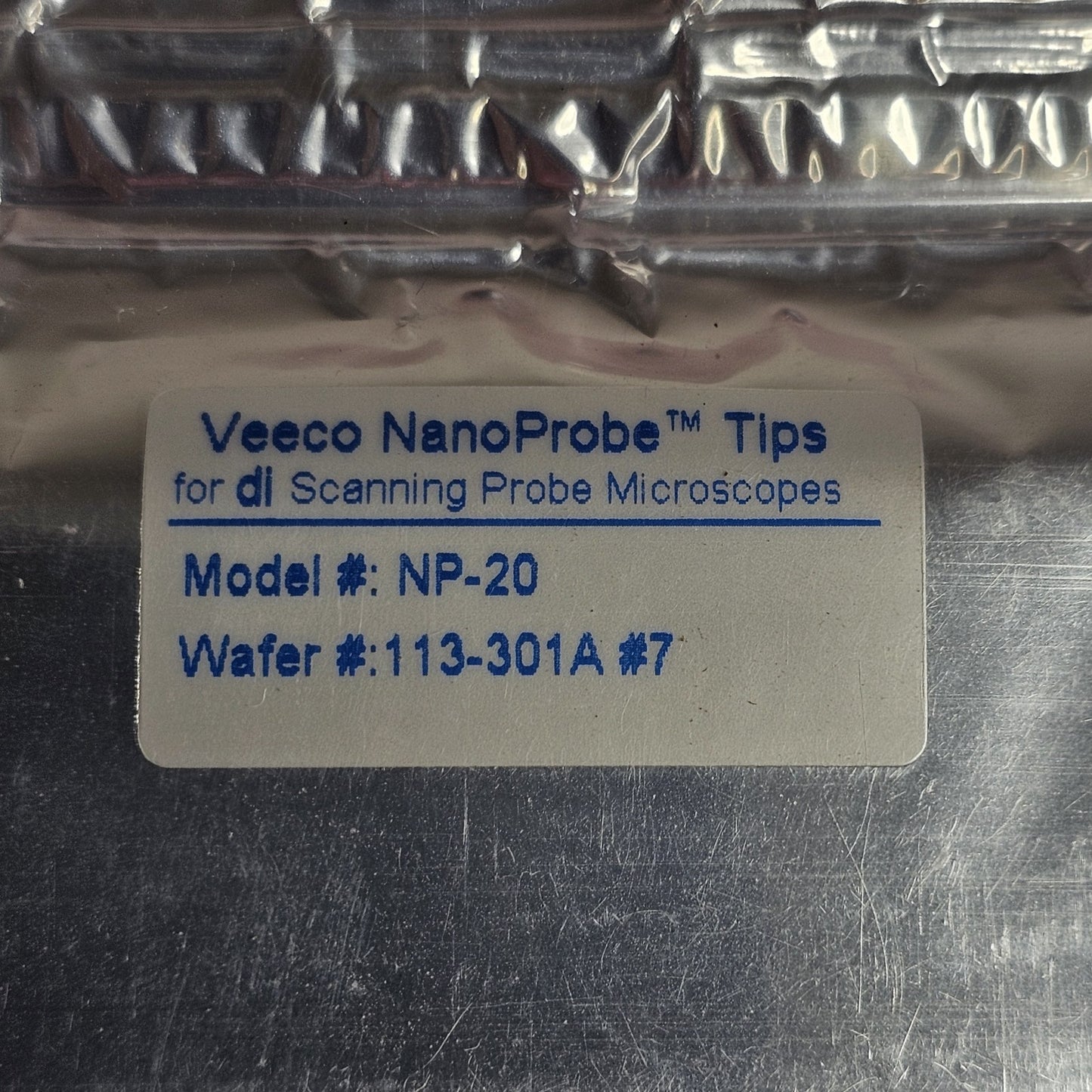 *Pack Of 20* Veeco NP-20 SPM Sensor SiN Multi Tip 4-Lever AFM Probe di Bruker