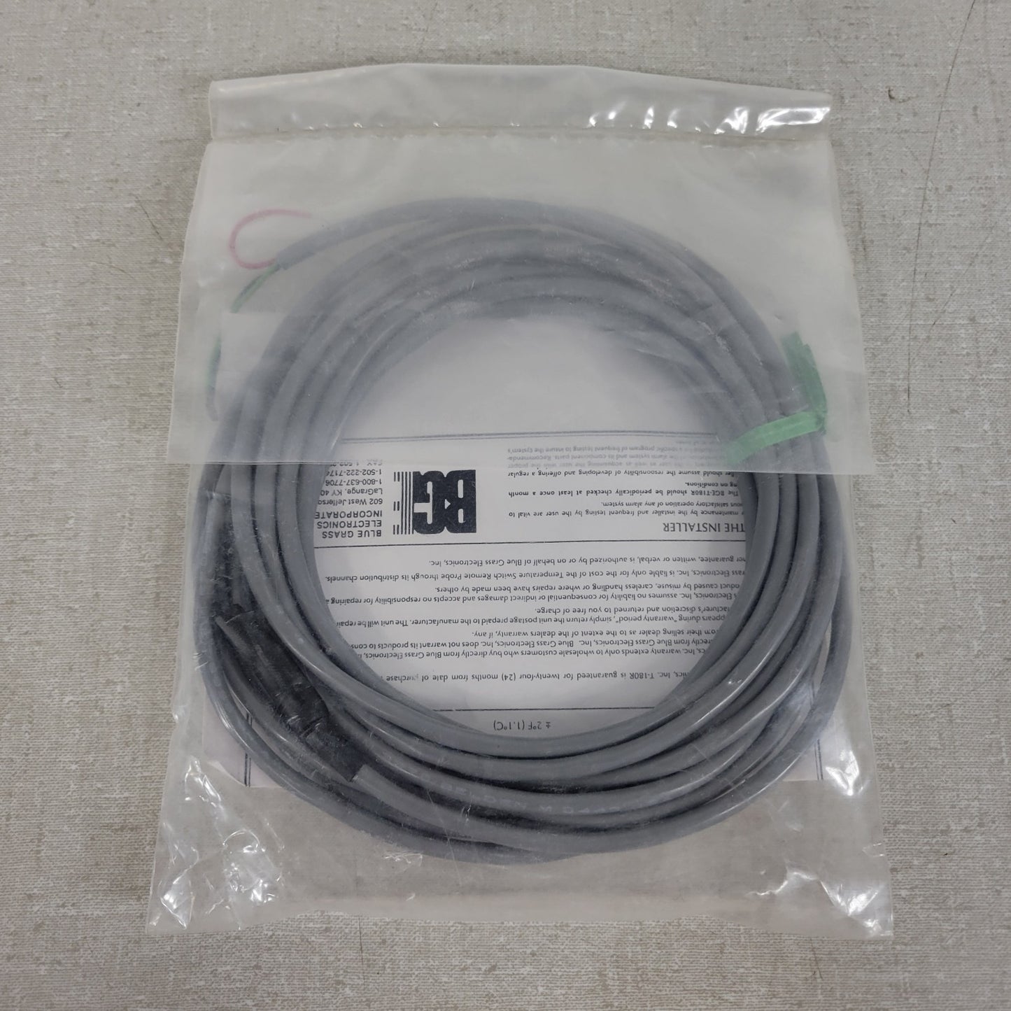 Blue Grass Electronics BGE-T180R Remote Temperature Sensor Probe