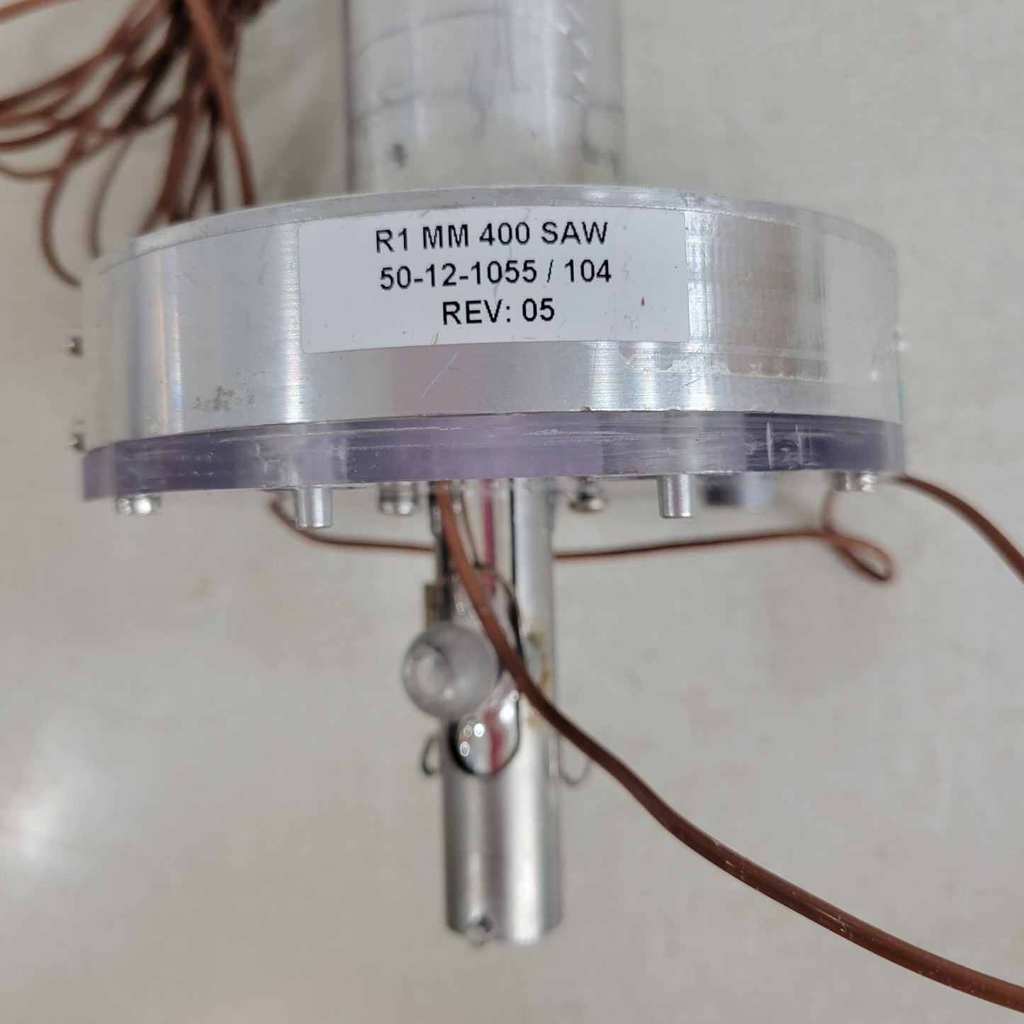 R1 MM 400SAW 50-12-1055 Static Angle Wideline NMR Probe Transducer 400 MHz