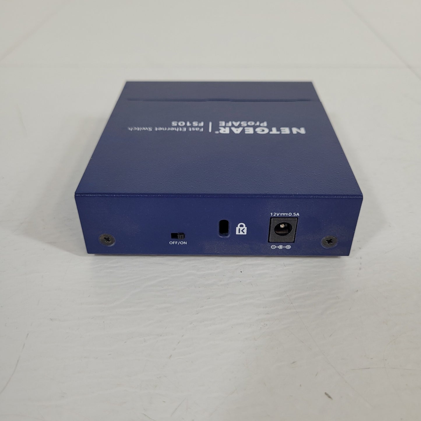 Tested Working Netgear FS105 Prosafe 5 Port Unmanaged Ethernet Switch 12V 0.5A