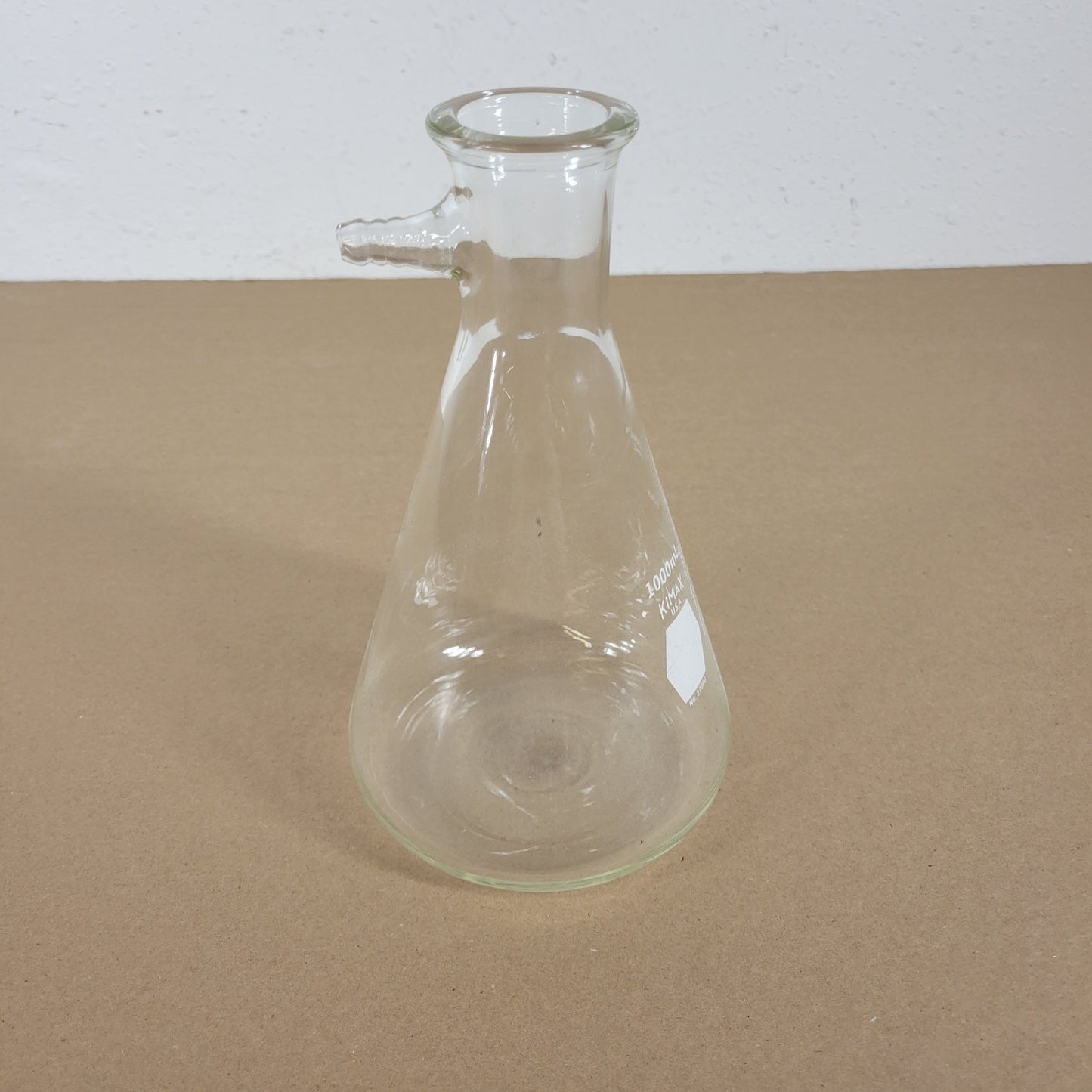 KIMAX No. 27060 Glass 1000mL 1L Graduated Filter Flask w/ Sidearm