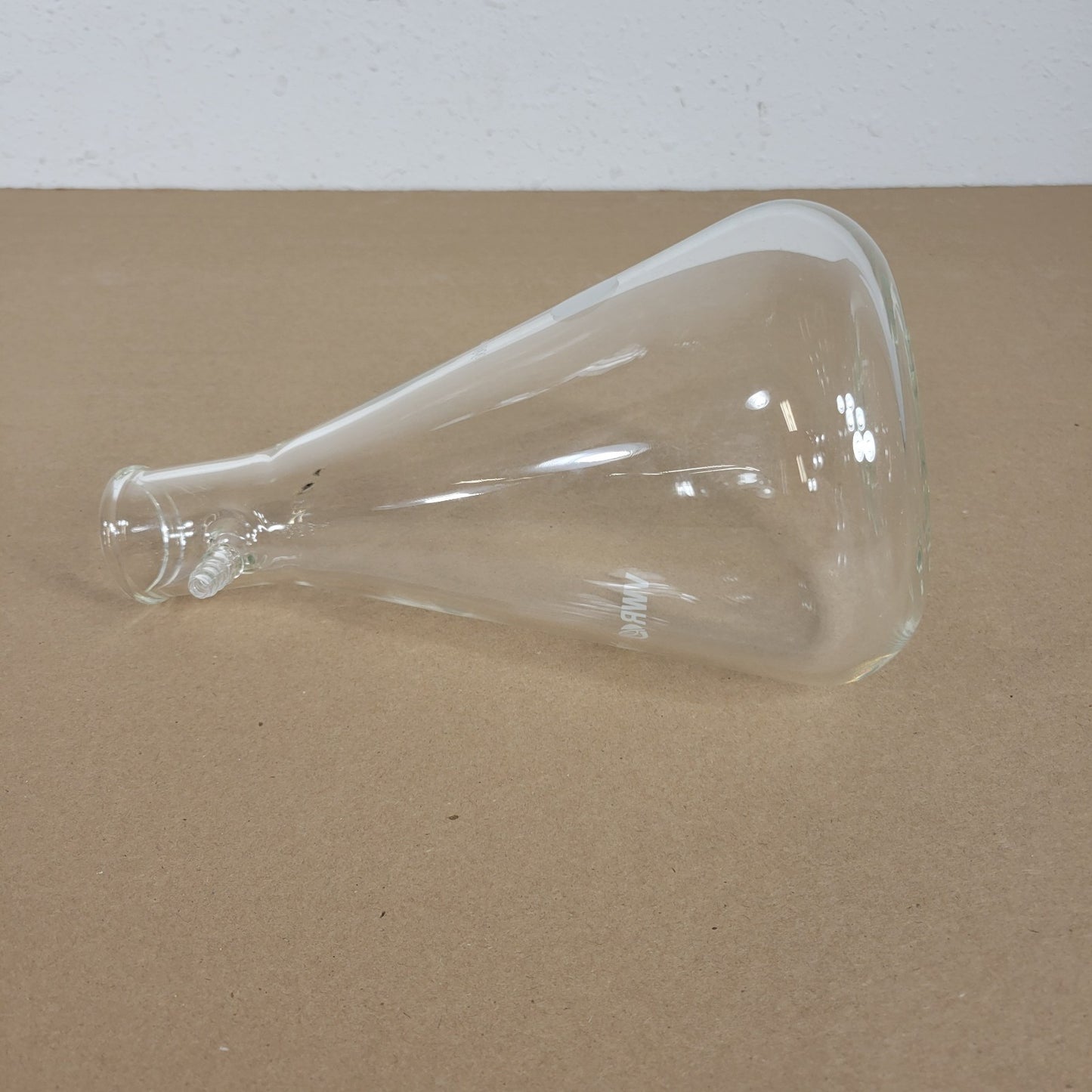 VWR 1000mL 1L Borosilicate Glass Filtering Flask w/ Sidearm Hose Connection