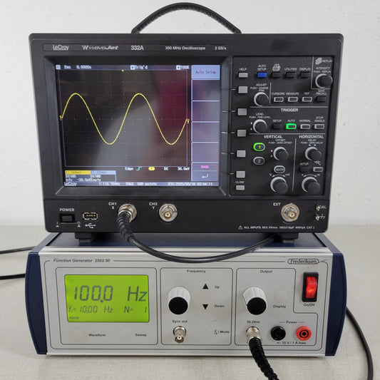 Frederiksen 2502.50 Function Waveform Generator 0.001 Hz to 10.0 MHz 2502.51-1