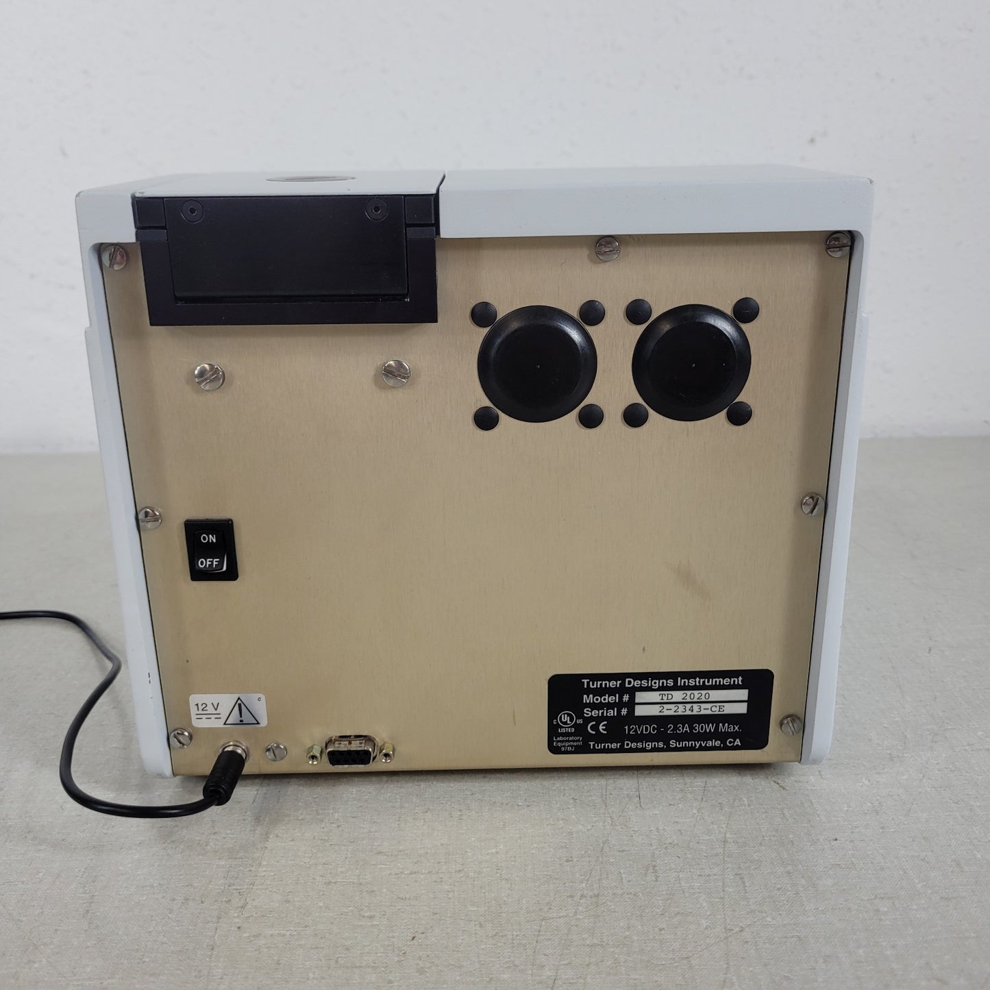 TESTED Turner Designs TD-20/20 Luminometer w/ Manual and 2020-220 2x Microfuge