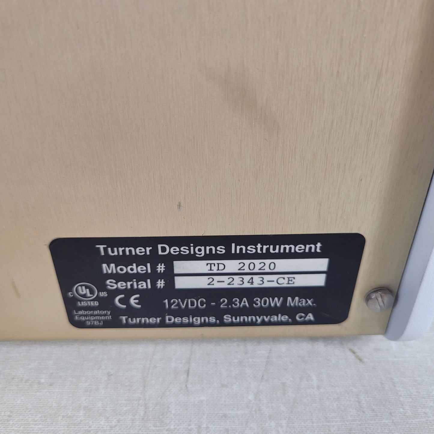 TESTED Turner Designs TD-20/20 Luminometer w/ Manual and 2020-220 2x Microfuge