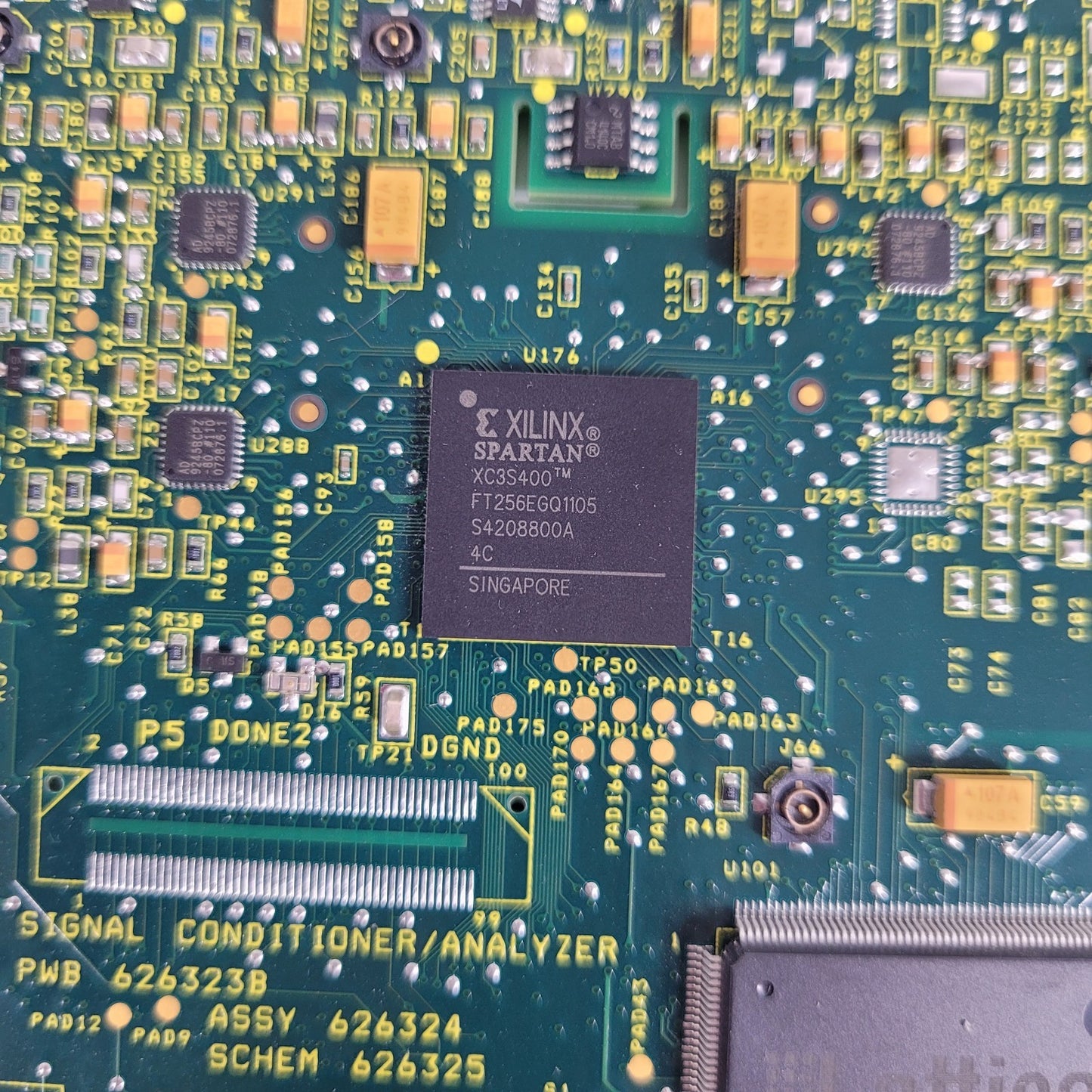 Beckman Coulter 176455 Unicel VME Single Board SBC Plane 5 Slot Chassis w/ Cards