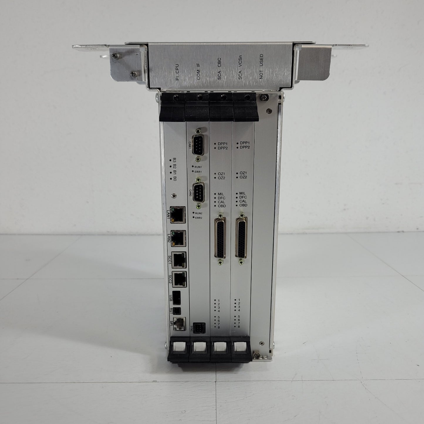 Beckman Coulter 176455 Unicel VME Single Board SBC Plane 5 Slot Chassis w/ Cards